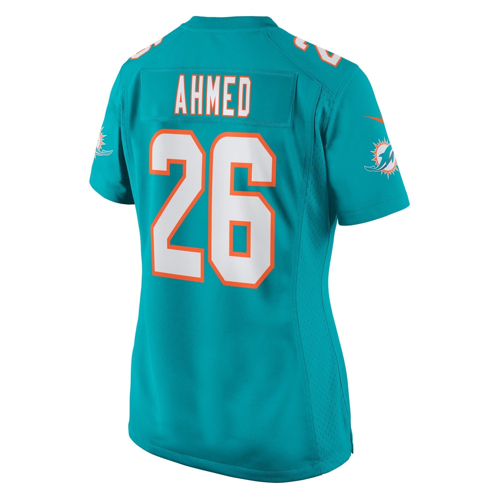 Women's Nike Salvon Ahmed Aqua Miami Dolphins Game Jersey