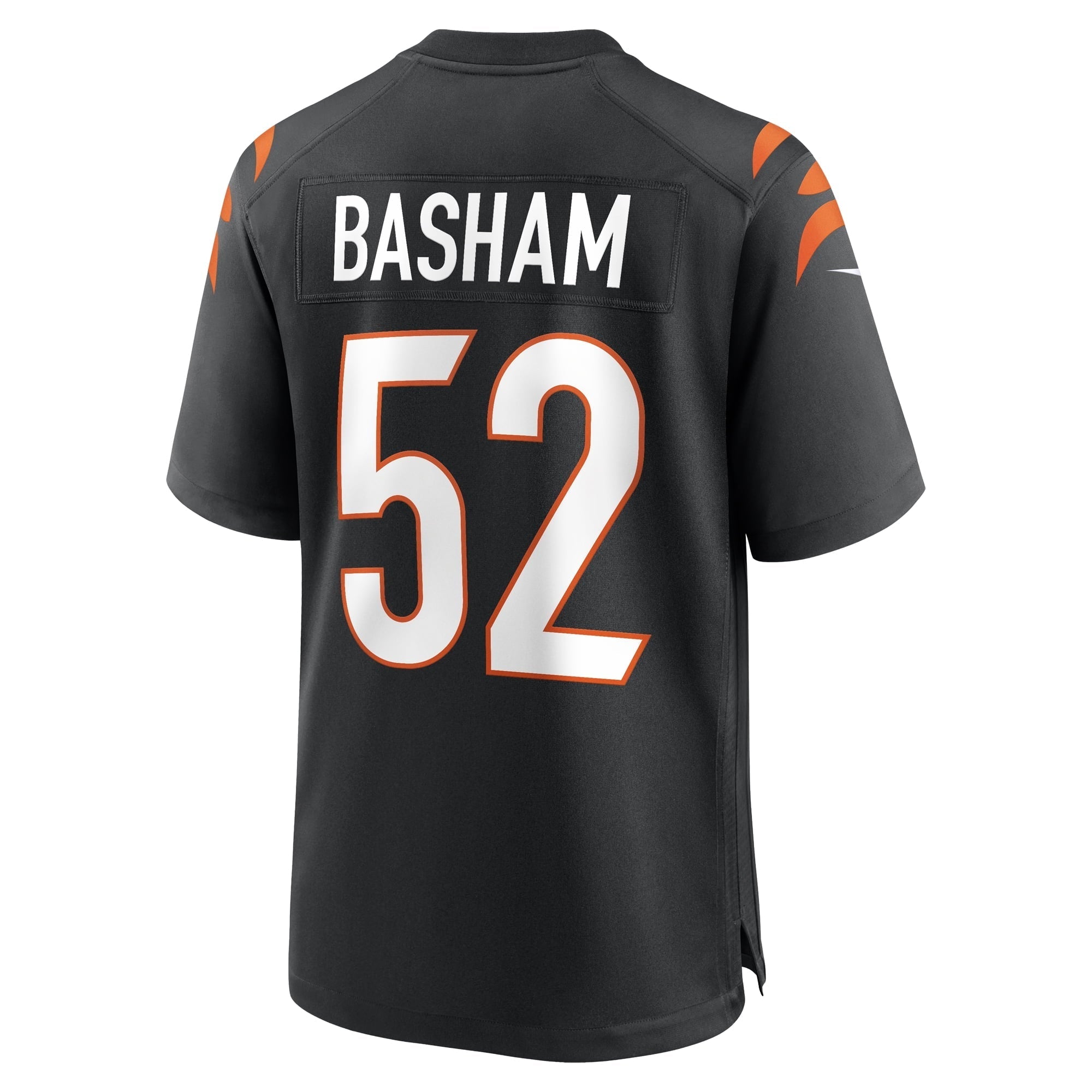 Men's Nike Tarell Basham Black Cincinnati Bengals Team Game Jersey