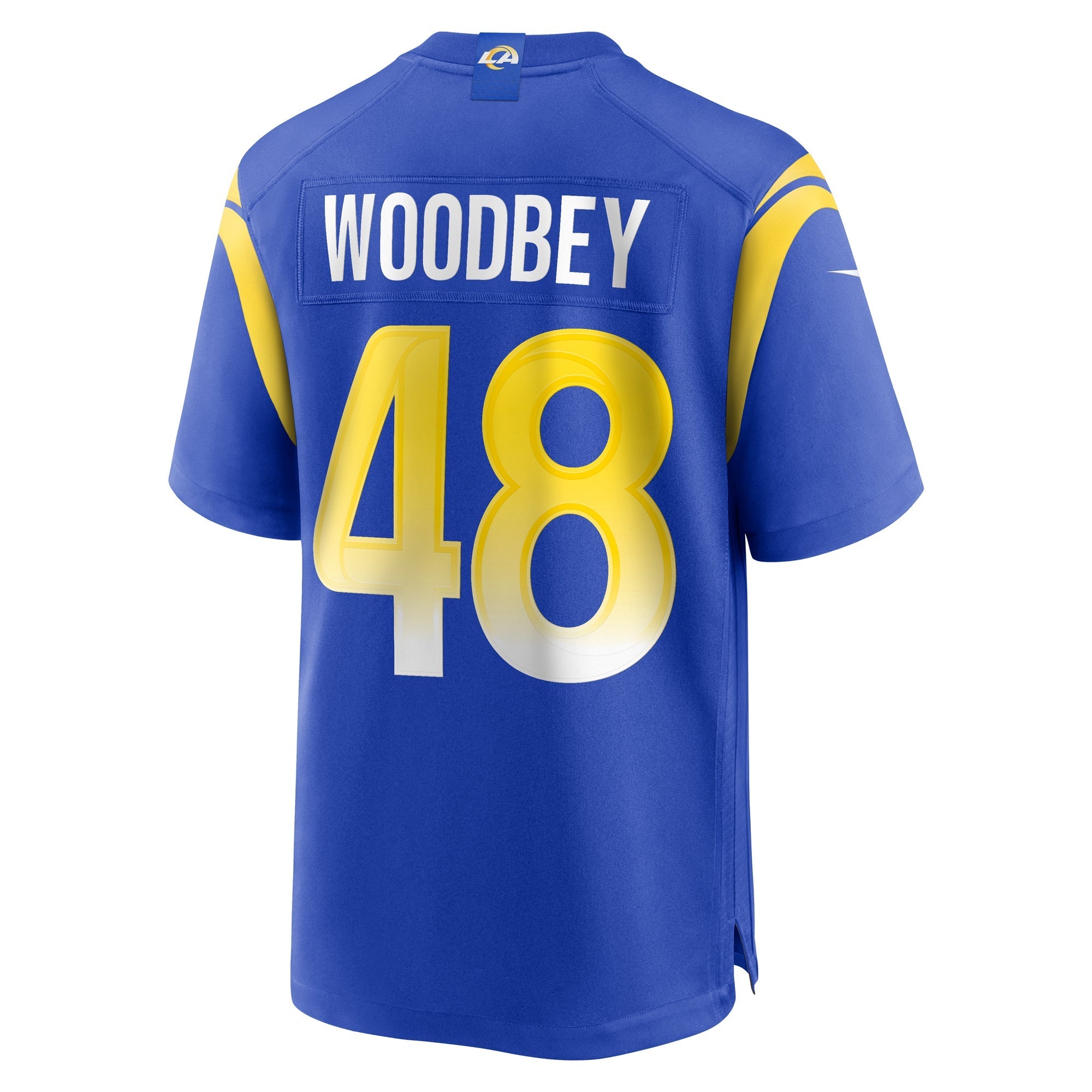 Men's Nike Jaiden Woodbey Royal Los Angeles Rams Home Game Jersey