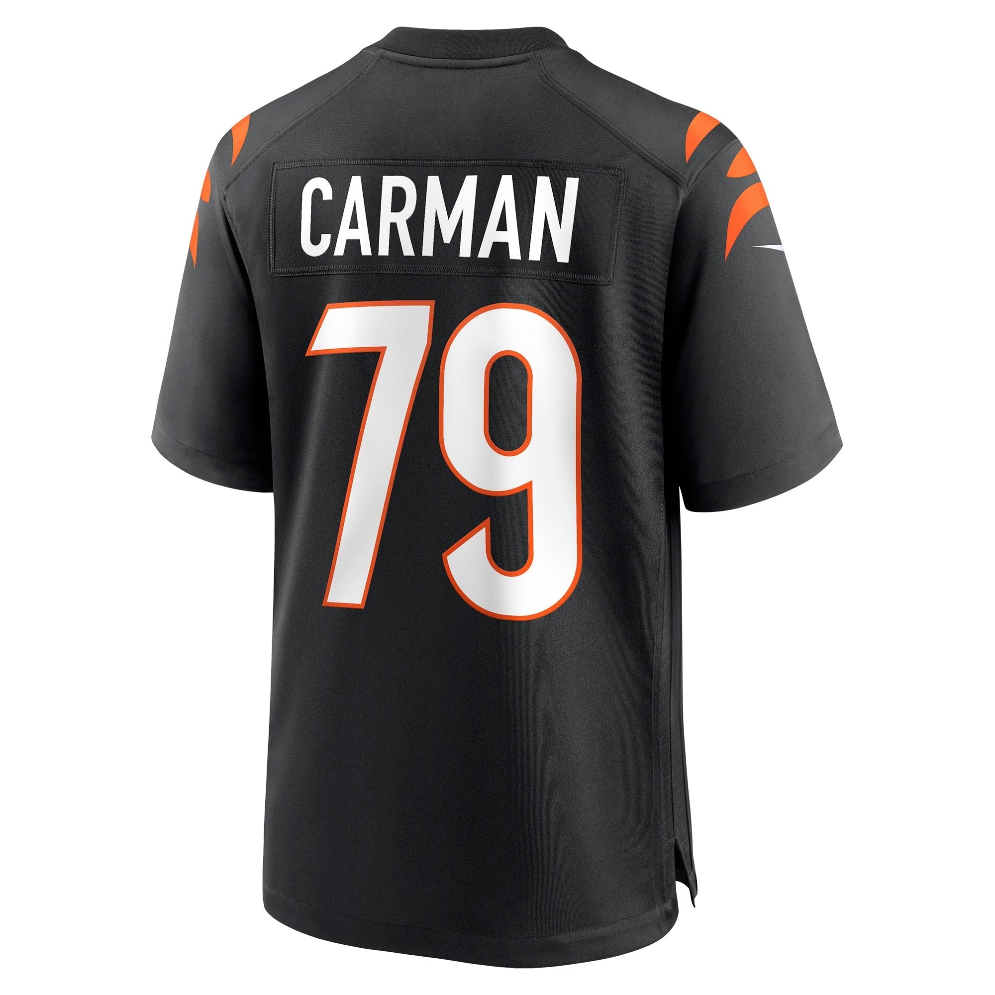 Men's Nike Jackson Carman Black Cincinnati Bengals Game Jersey