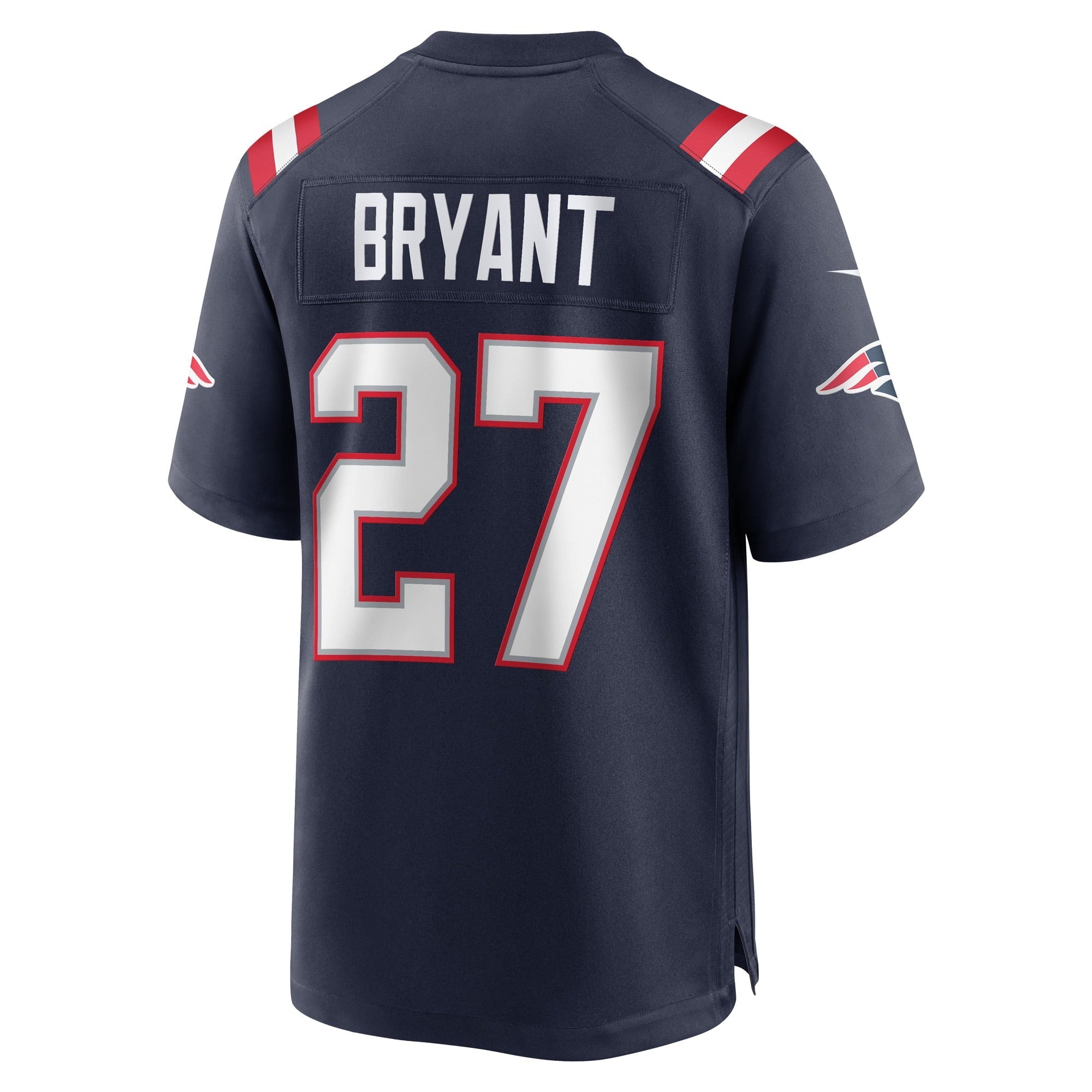 Men's Nike Myles Bryant Navy New England Patriots Game Player Jersey