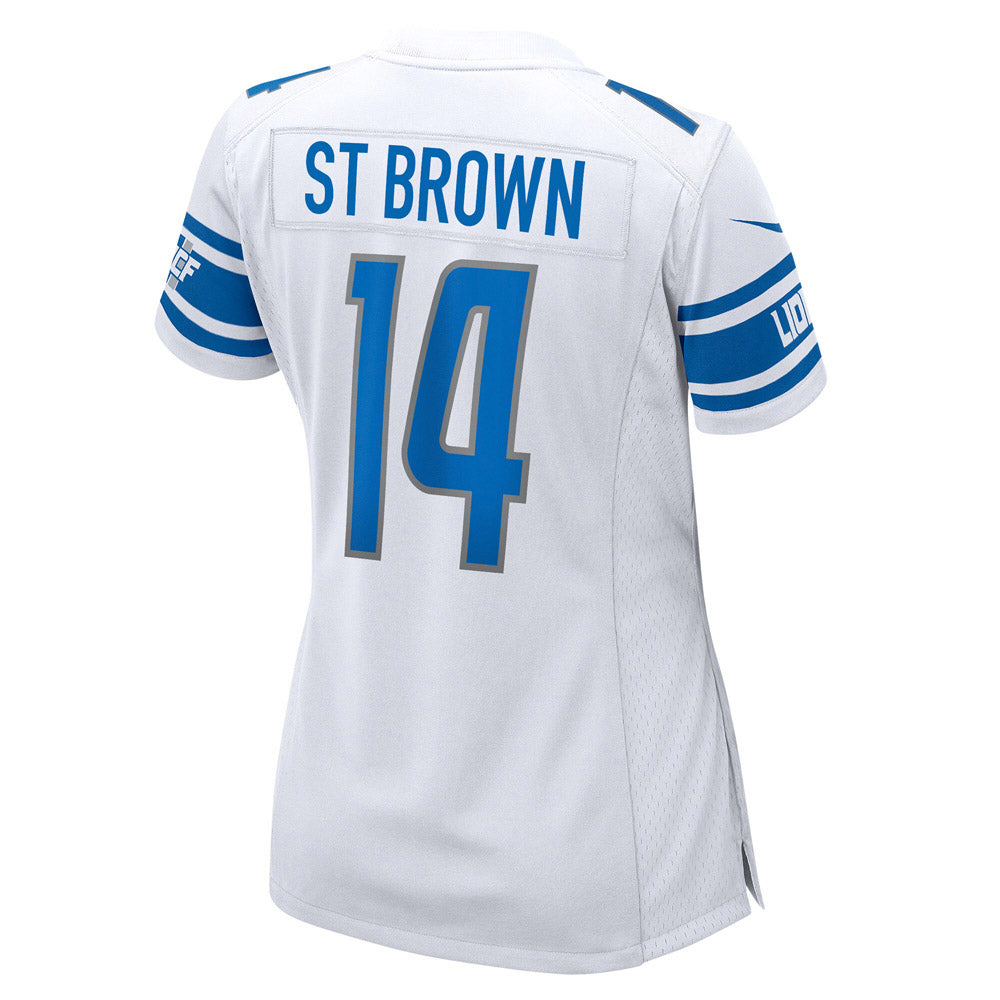 Women's Detroit Lions Amon-Ra St. Brown Player Game Jersey White