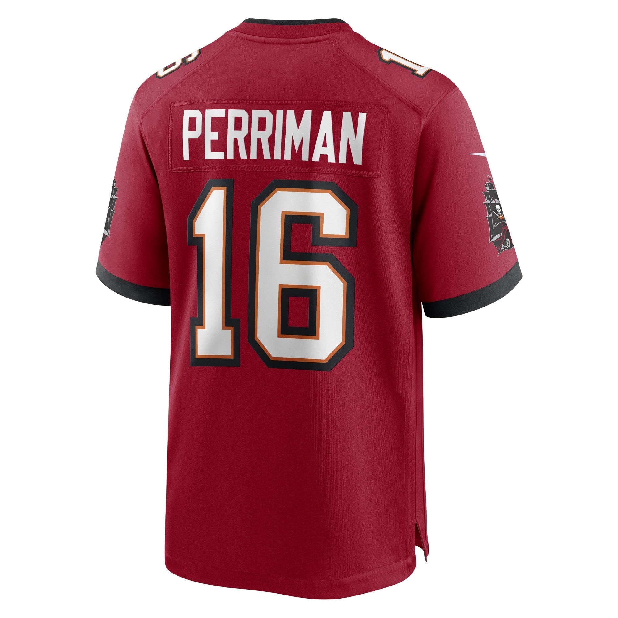 Men's Nike Breshad Perriman Red Tampa Bay Buccaneers Game Player Jersey