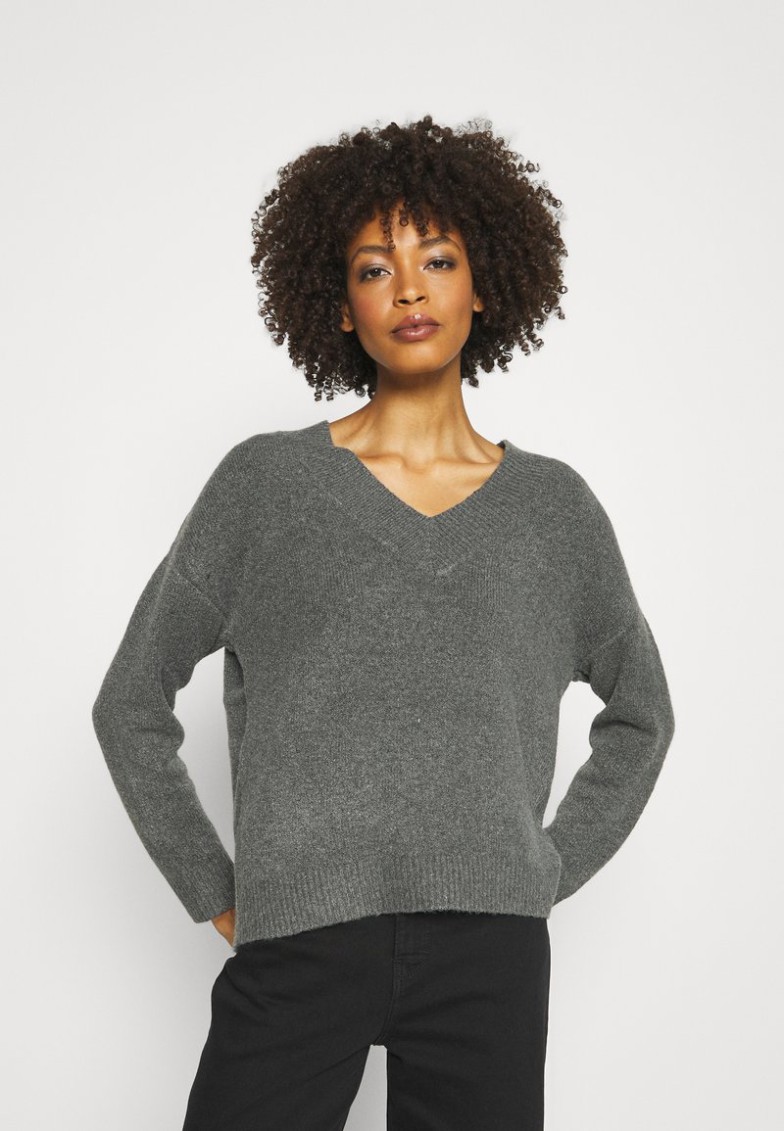 Clearance Anna Field Jersey De Punto – Mottled Dark Grey, Mujer L