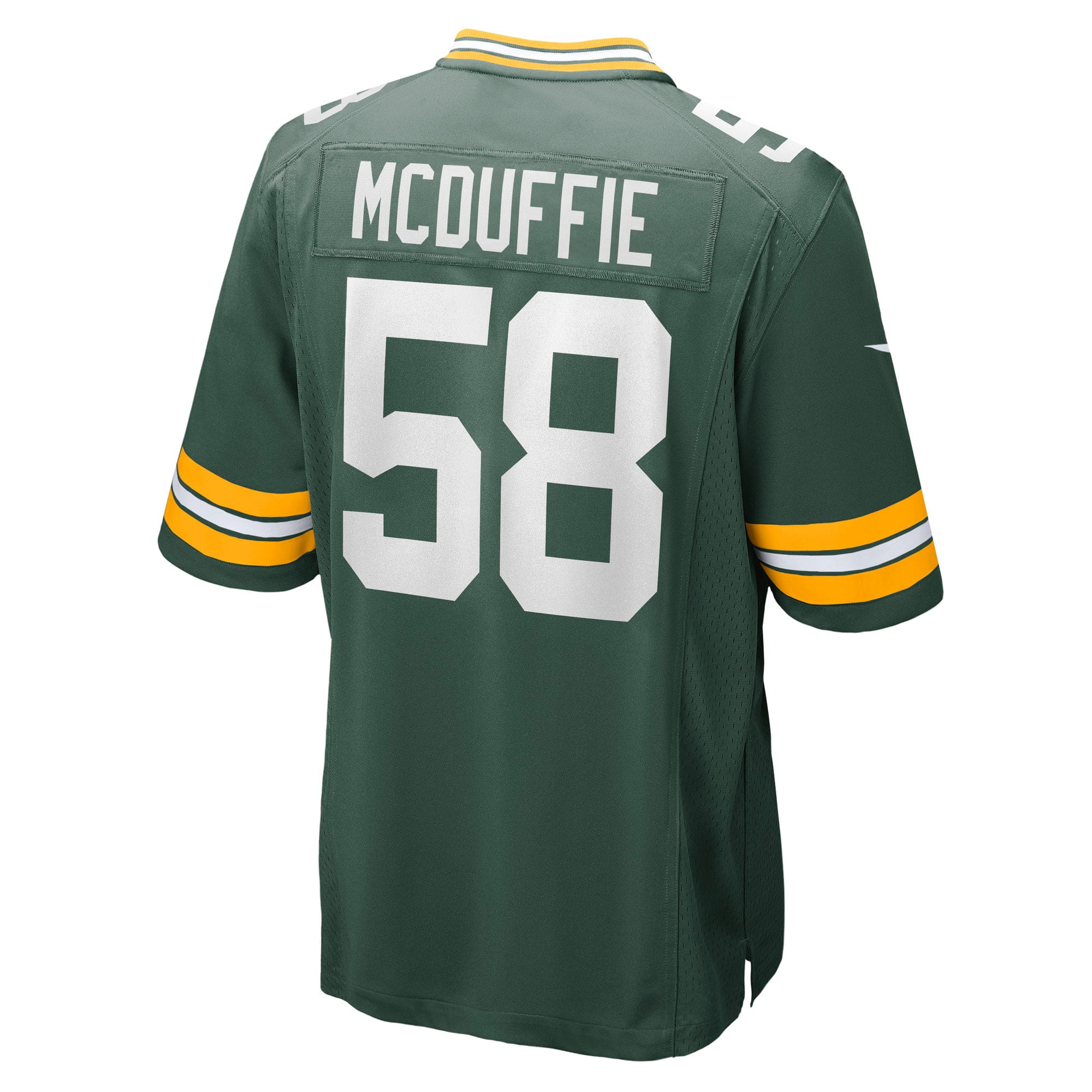 Men's Nike Isaiah McDuffie Green Green Bay Packers Game Jersey
