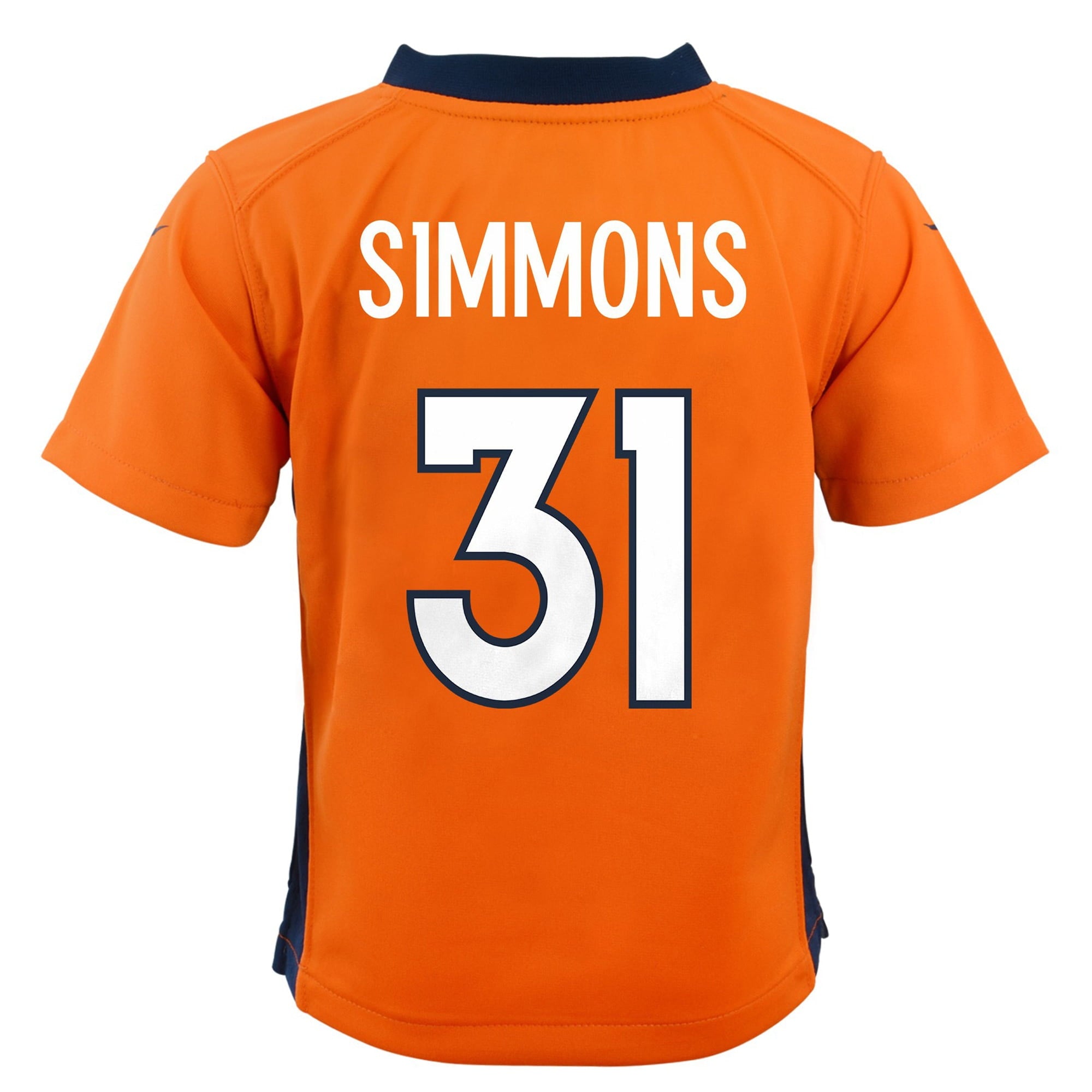Preschool Nike Justin Simmons Orange Denver Broncos Game Jersey