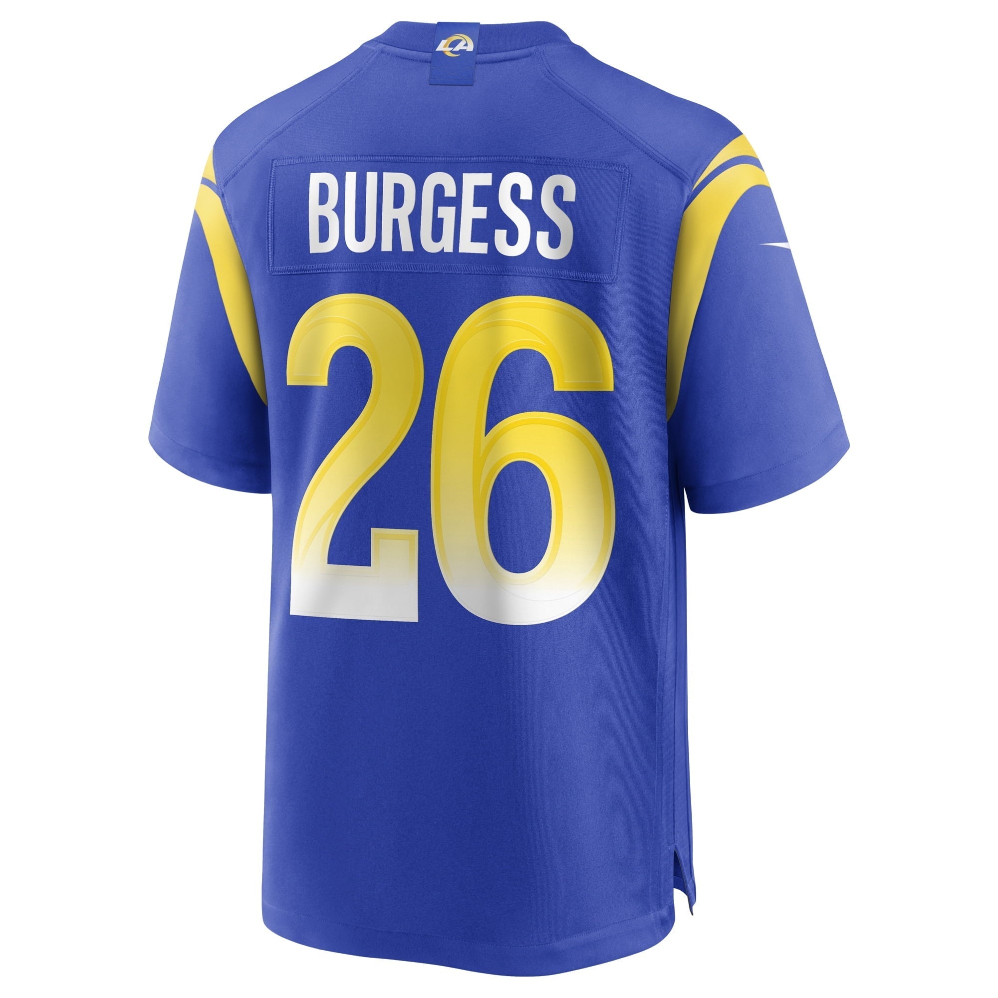 Men's Nike Terrell Burgess Royal Los Angeles Rams Game Jersey