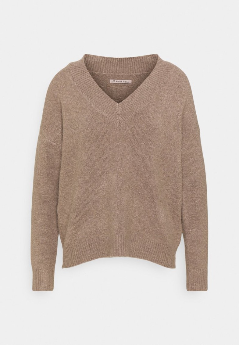 Outlet Anna Field Jersey De Punto – Taupe, Mujer L