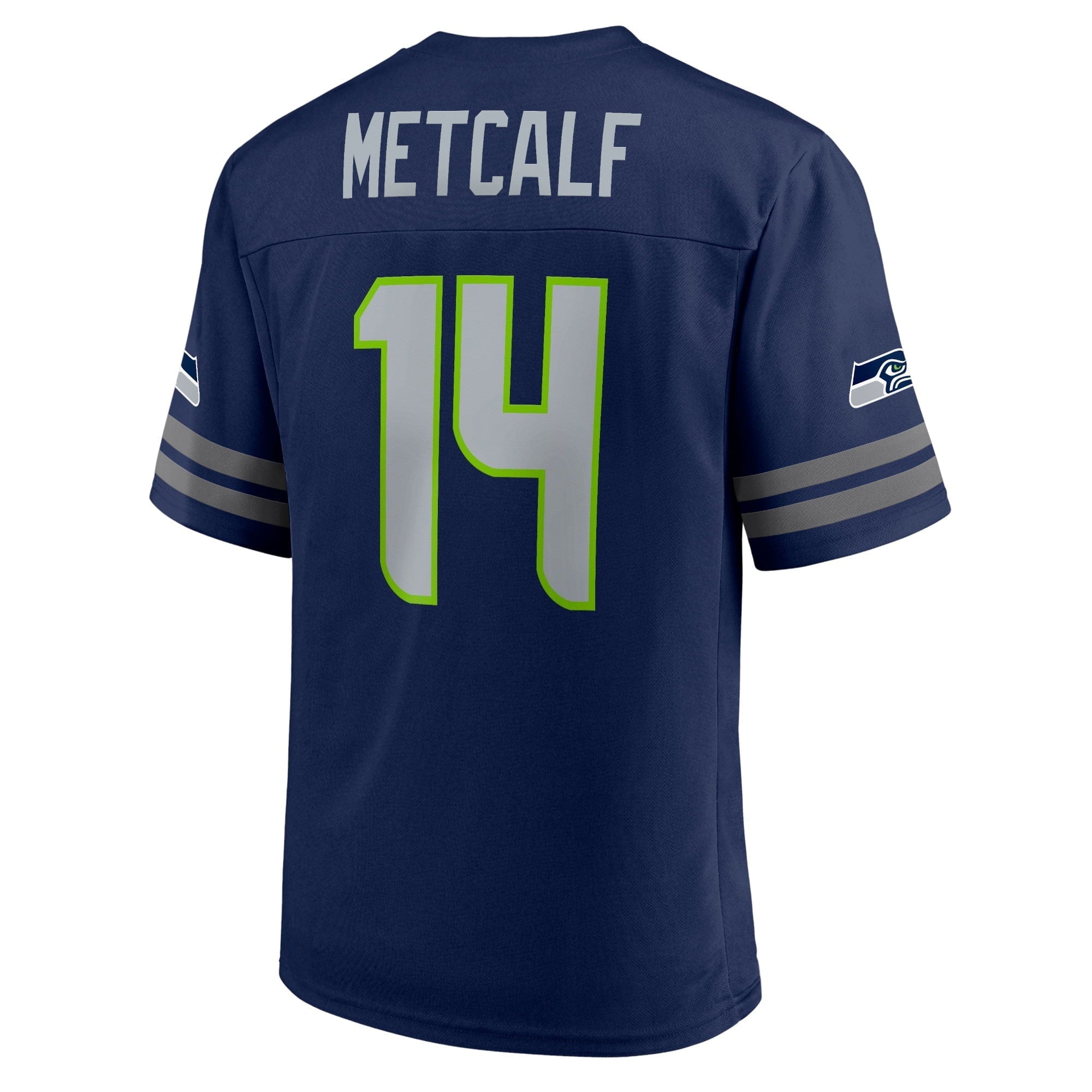 Men's Fanatics Branded DK Metcalf College Navy Seattle Seahawks Replica Player Jersey