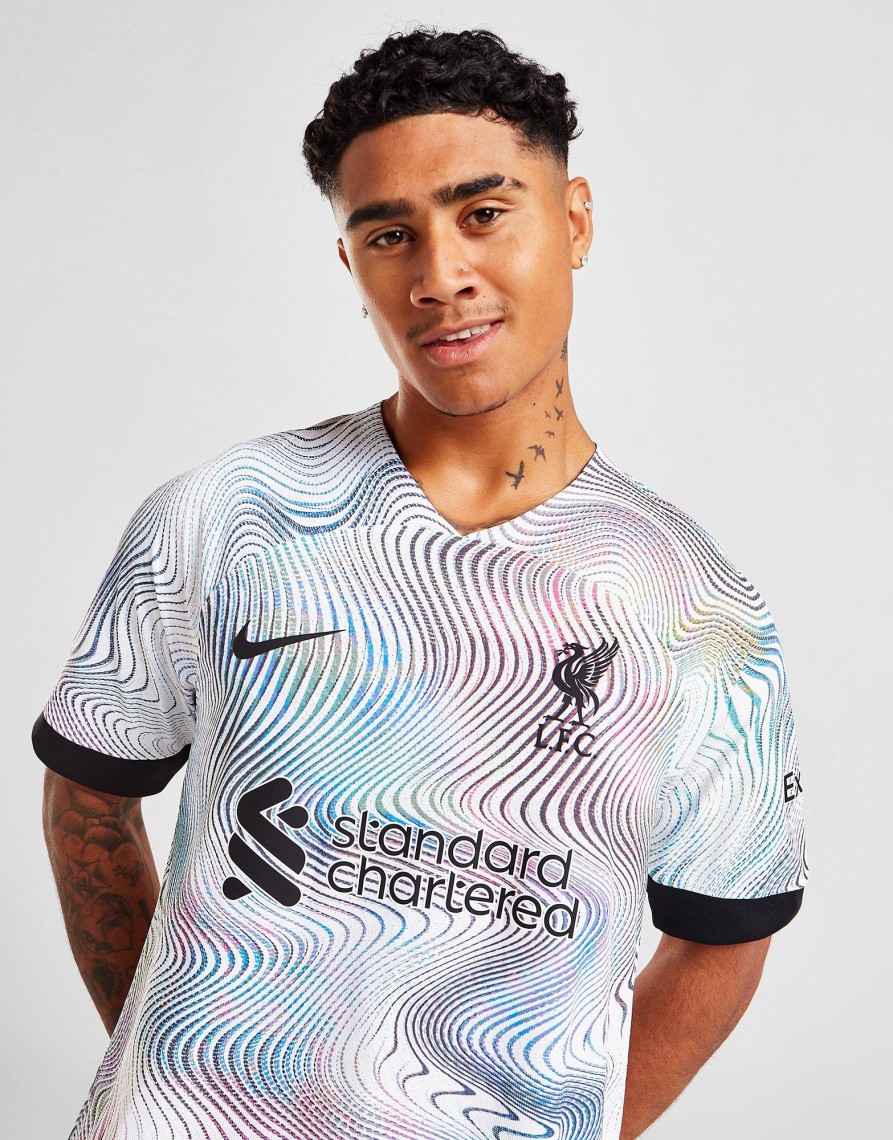 Clearance Nike Liverpool FC 2022/23 Away Jersey Hvid S