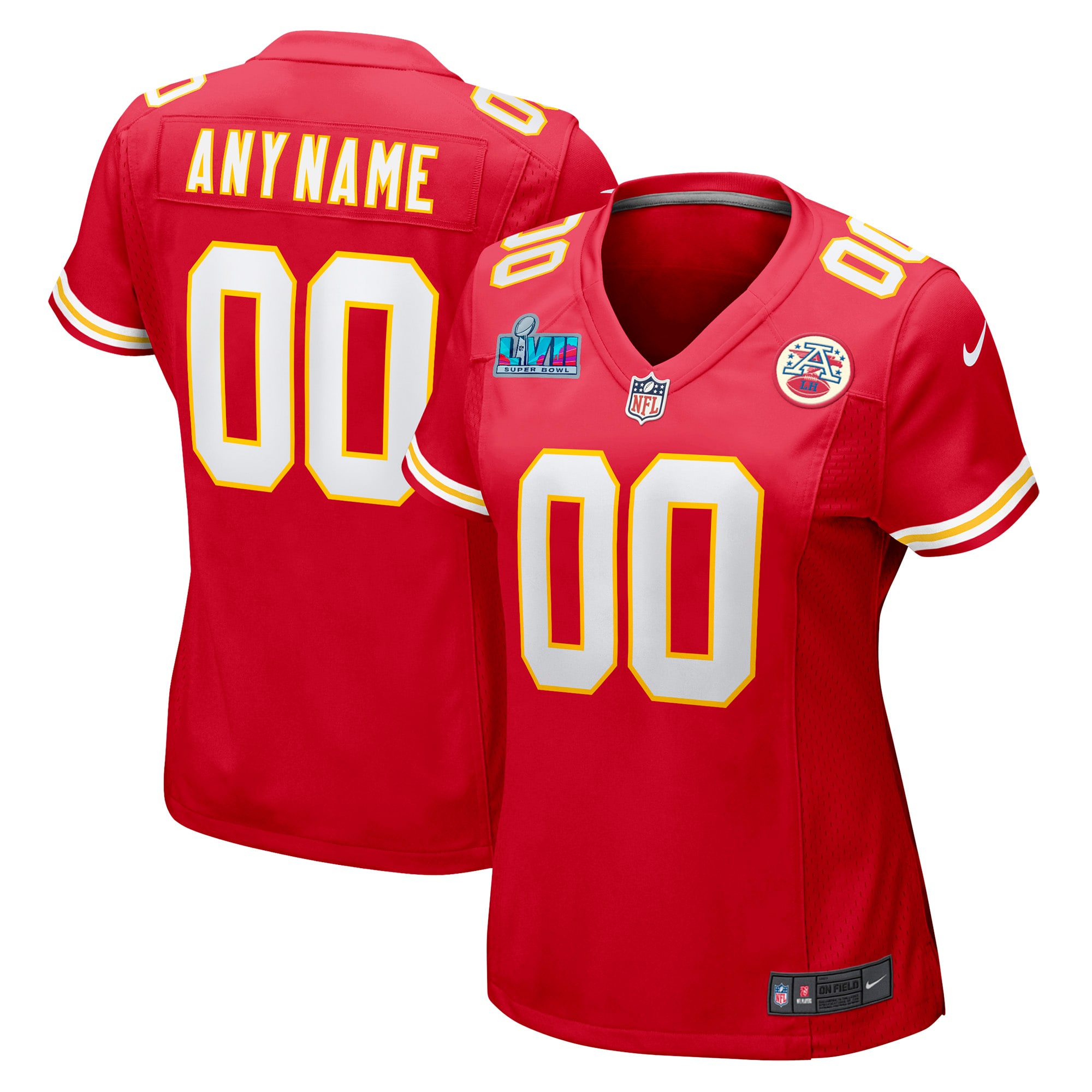 Kansas City Chiefs Nike Women's Super Bowl LVII Game Custom Jersey - Red