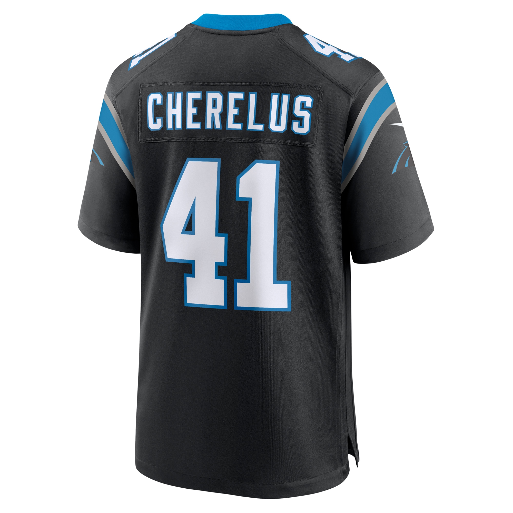 Claudin Cherelus Carolina Panthers Nike Team Game Jersey -  Black
