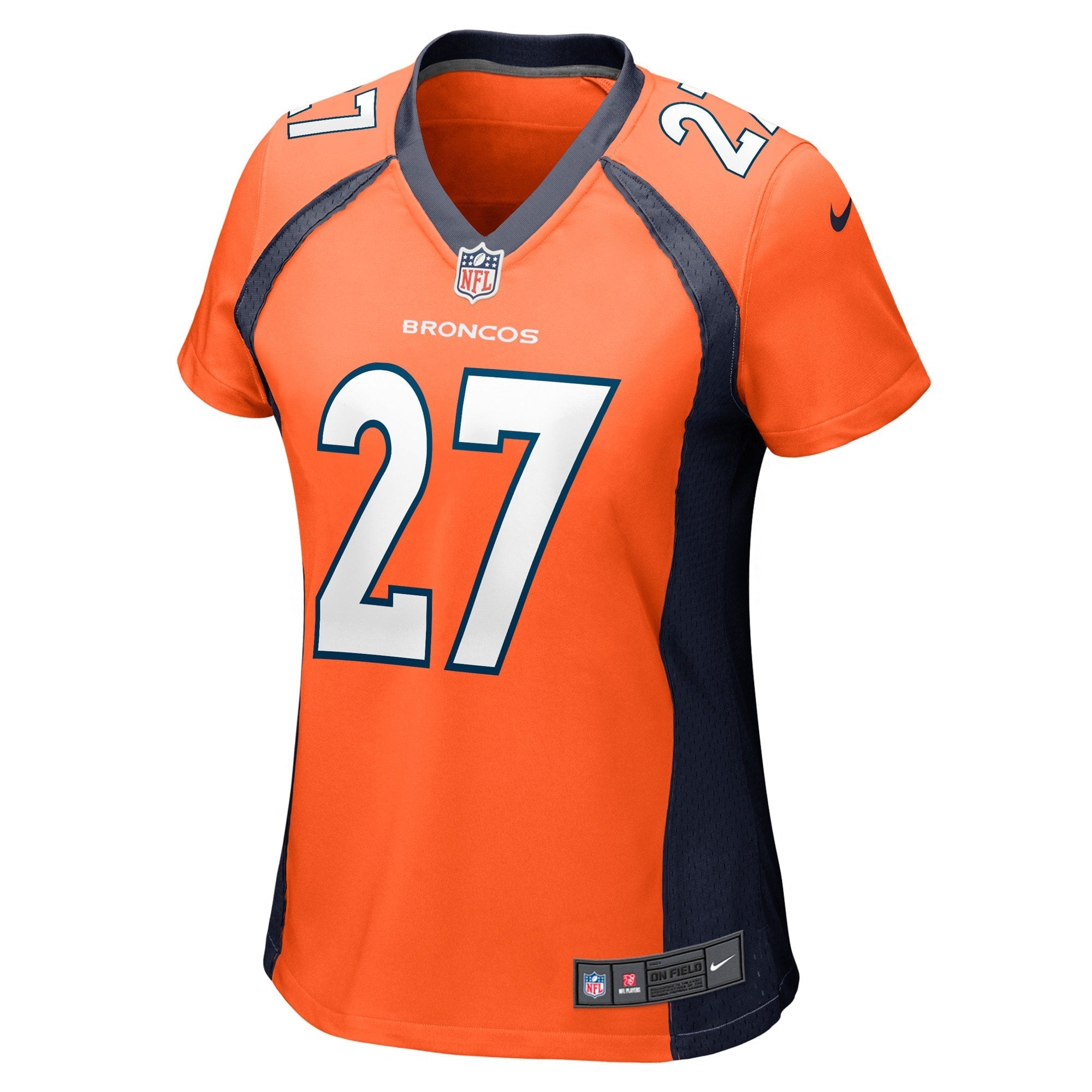Women's Nike Damarri Mathis Orange Denver Broncos Game Player Jersey
