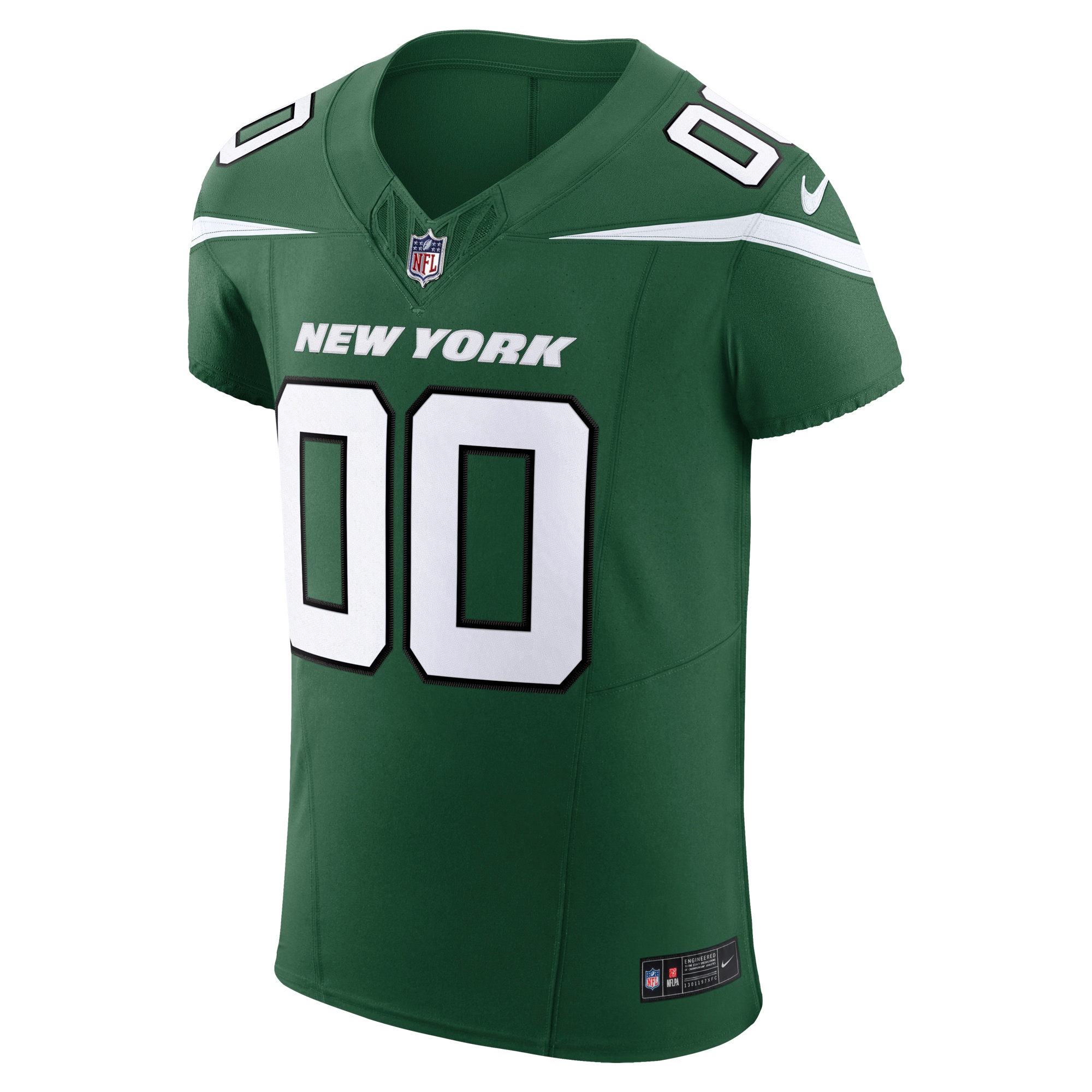 New York Jets Nike Vapor F.U.S.E. Elite Custom Jersey - Gotham Green