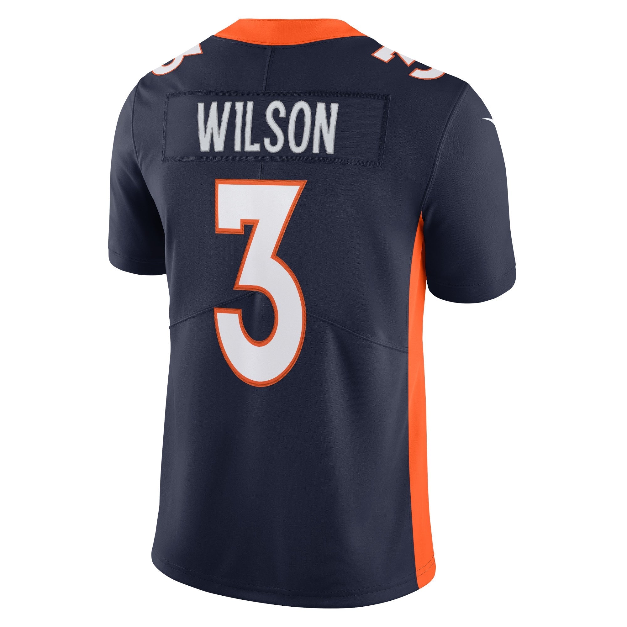 Men's Nike  Russell Wilson  Navy Denver Broncos Alternate Vapor Limited Jersey