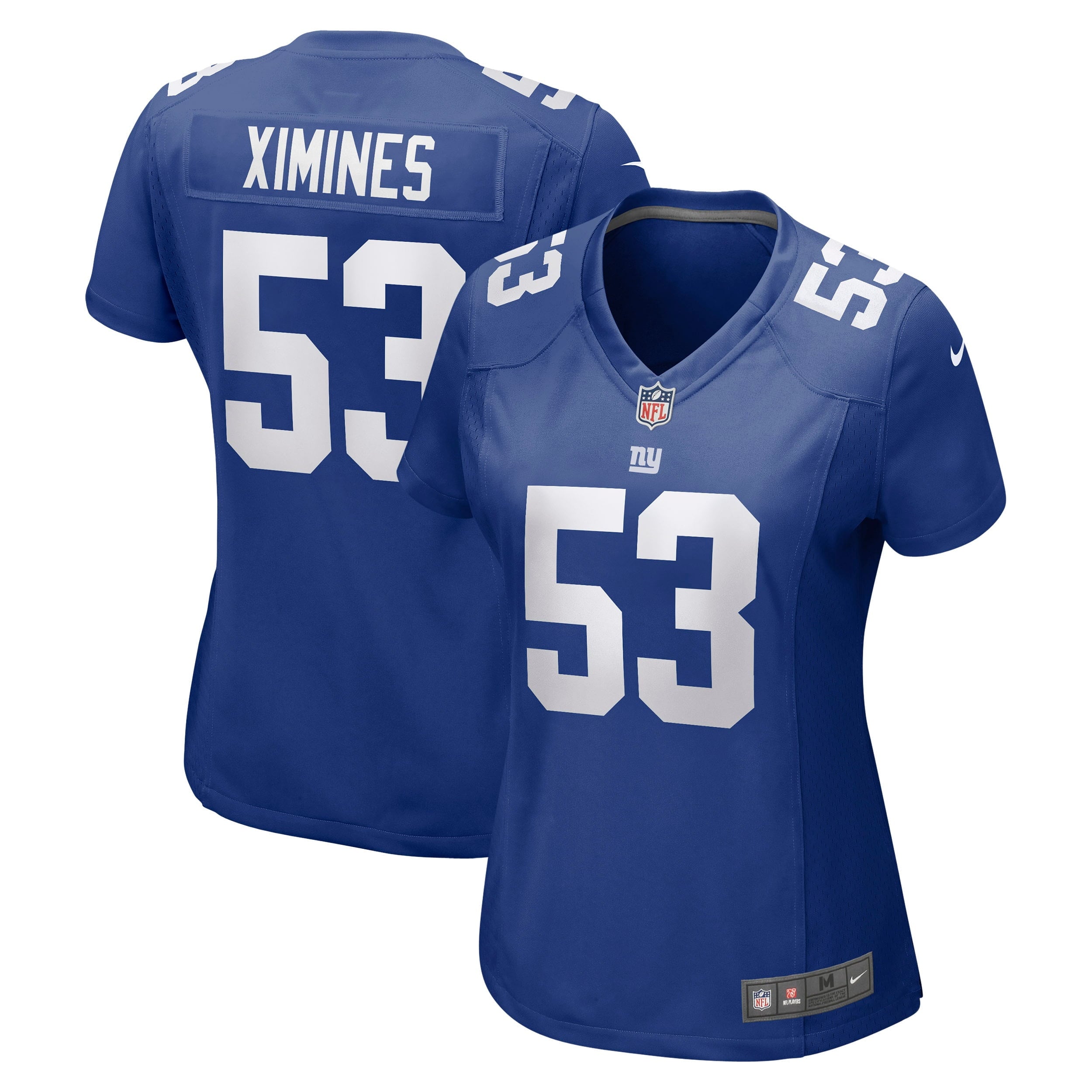 Women's Nike Oshane Ximines Royal New York Giants Game Jersey