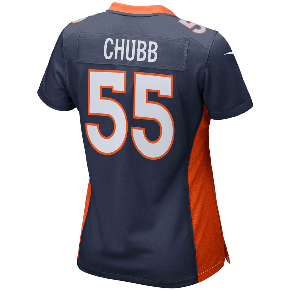 Women's Denver Broncos Bradley Chubb Game Jersey Navy
