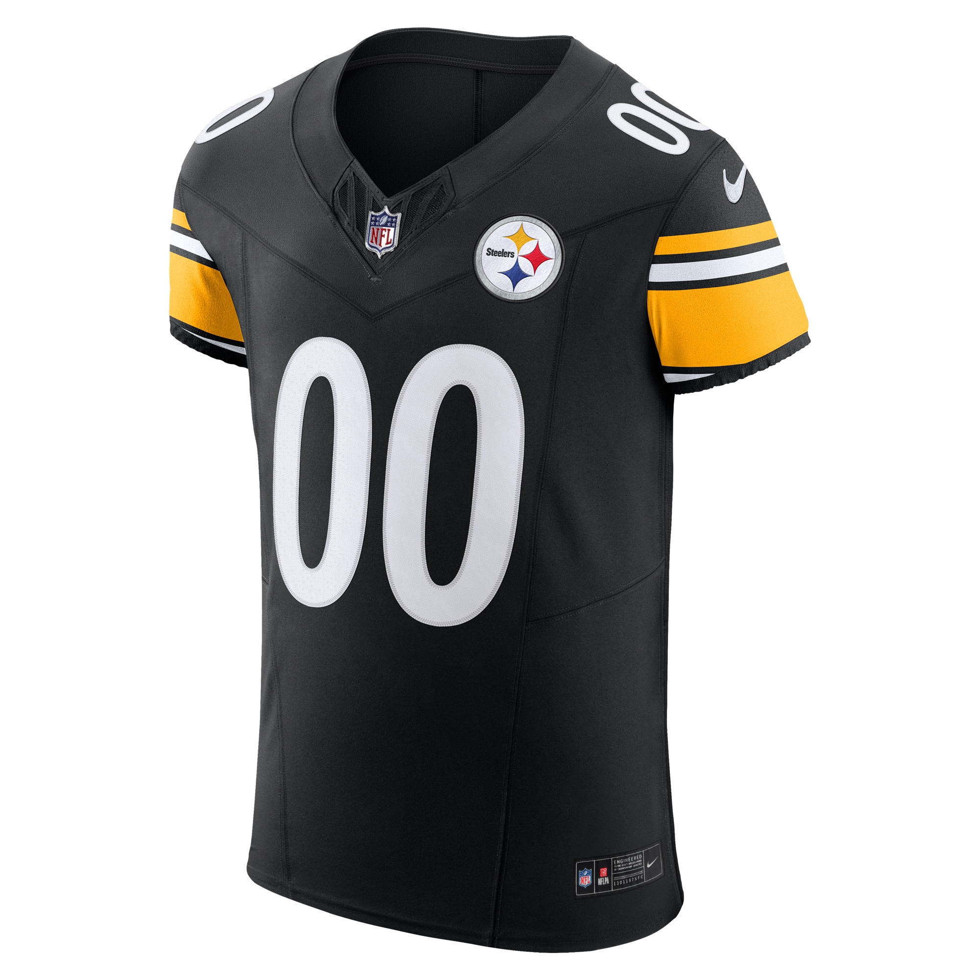 Pittsburgh Steelers Nike Vapor F.U.S.E. Elite Custom Jersey - Black