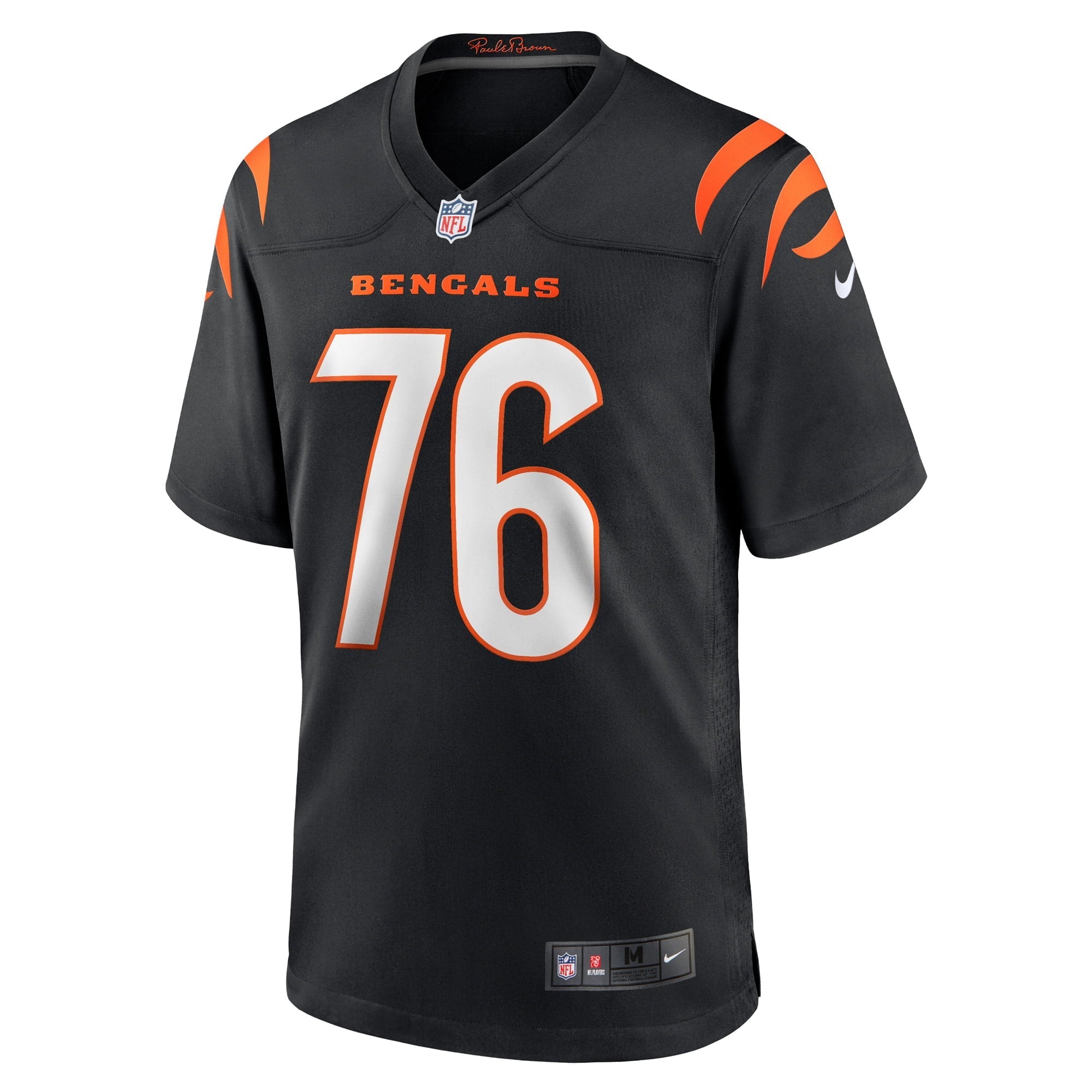 Men's Nike Devin Cochran Black Cincinnati Bengals Game Player Jersey