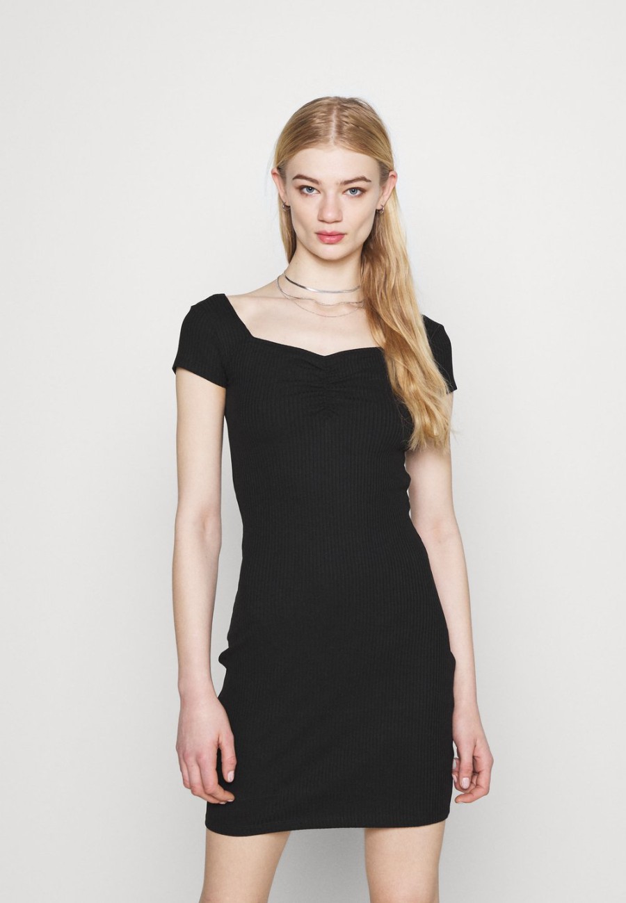 Outlet Haute Qualité Even&Odd Robe en jersey robes col en v profond femme XS