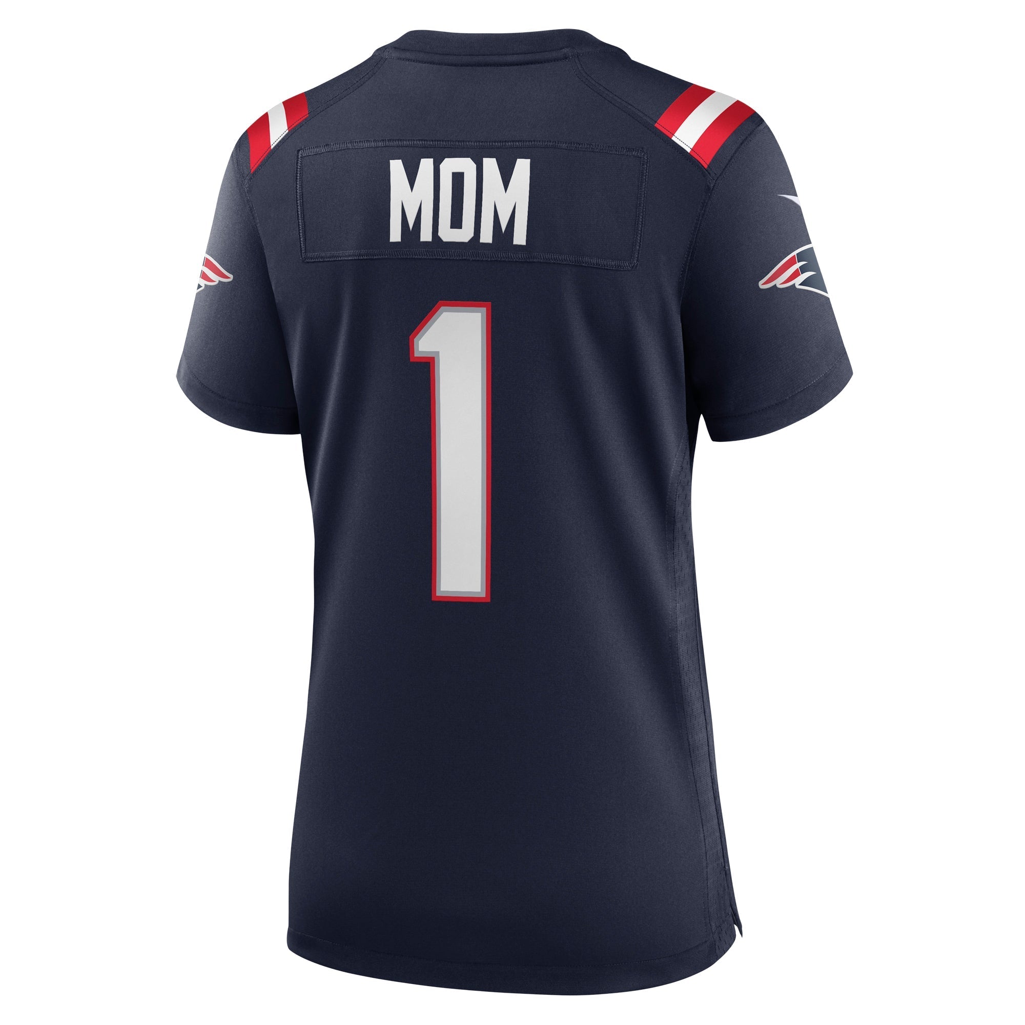Women's Nike Number 1 Mom Navy New England Patriots Game Jersey