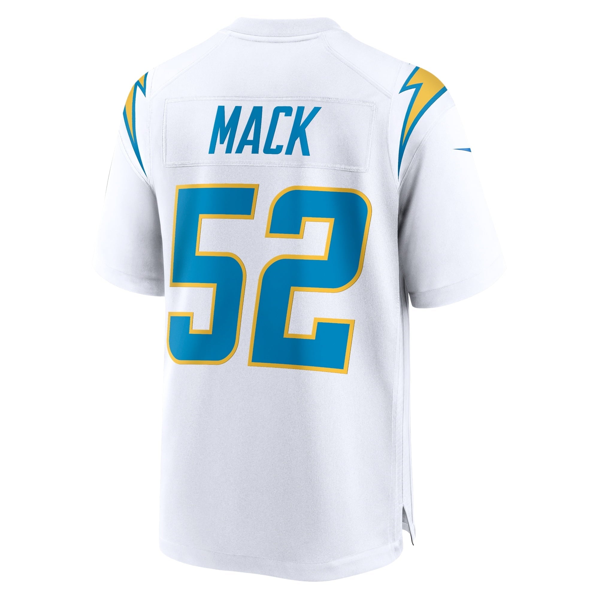 Men's Nike Khalil Mack White Los Angeles Chargers Game Jersey