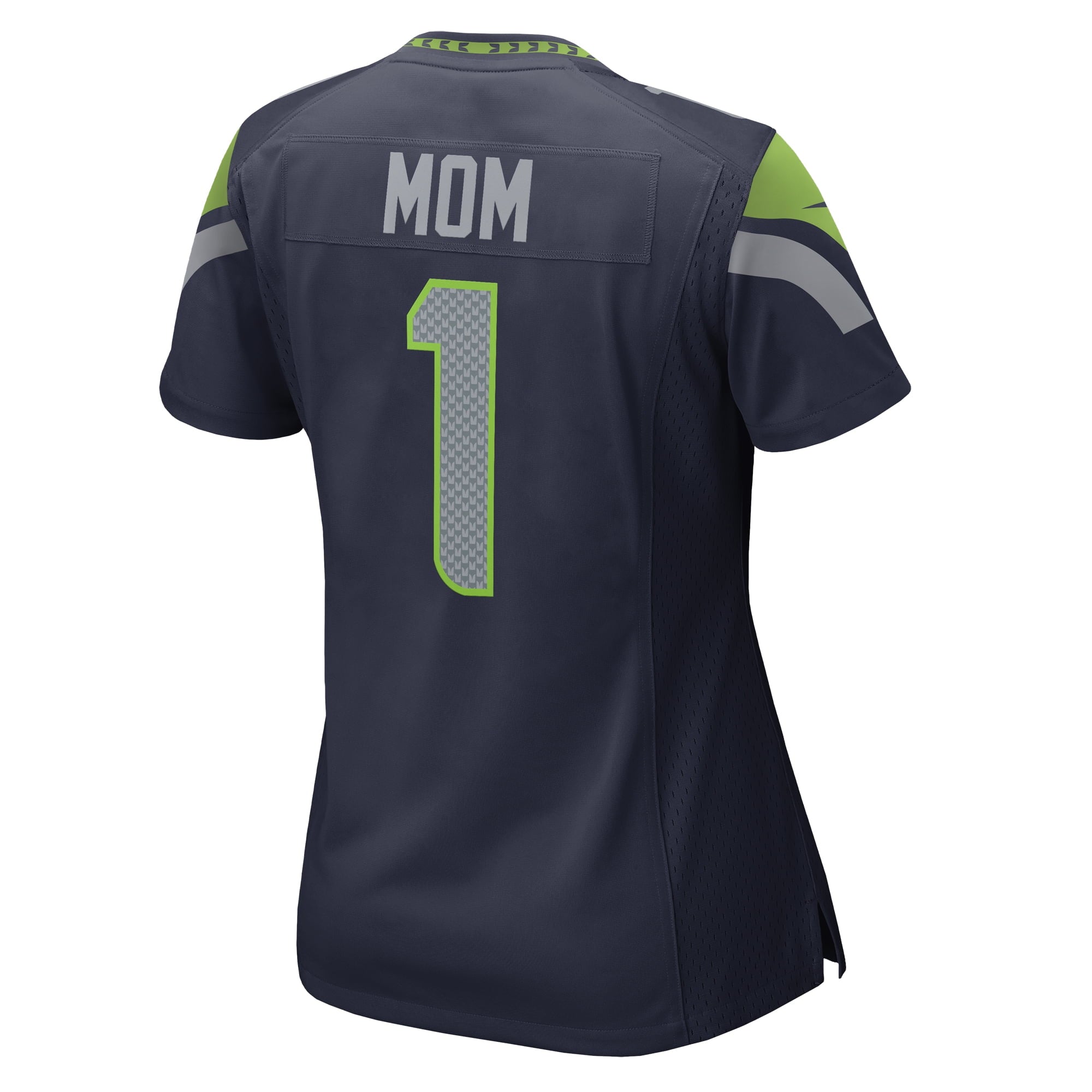 Women's Nike Number 1 Mom College Navy Seattle Seahawks Game Jersey