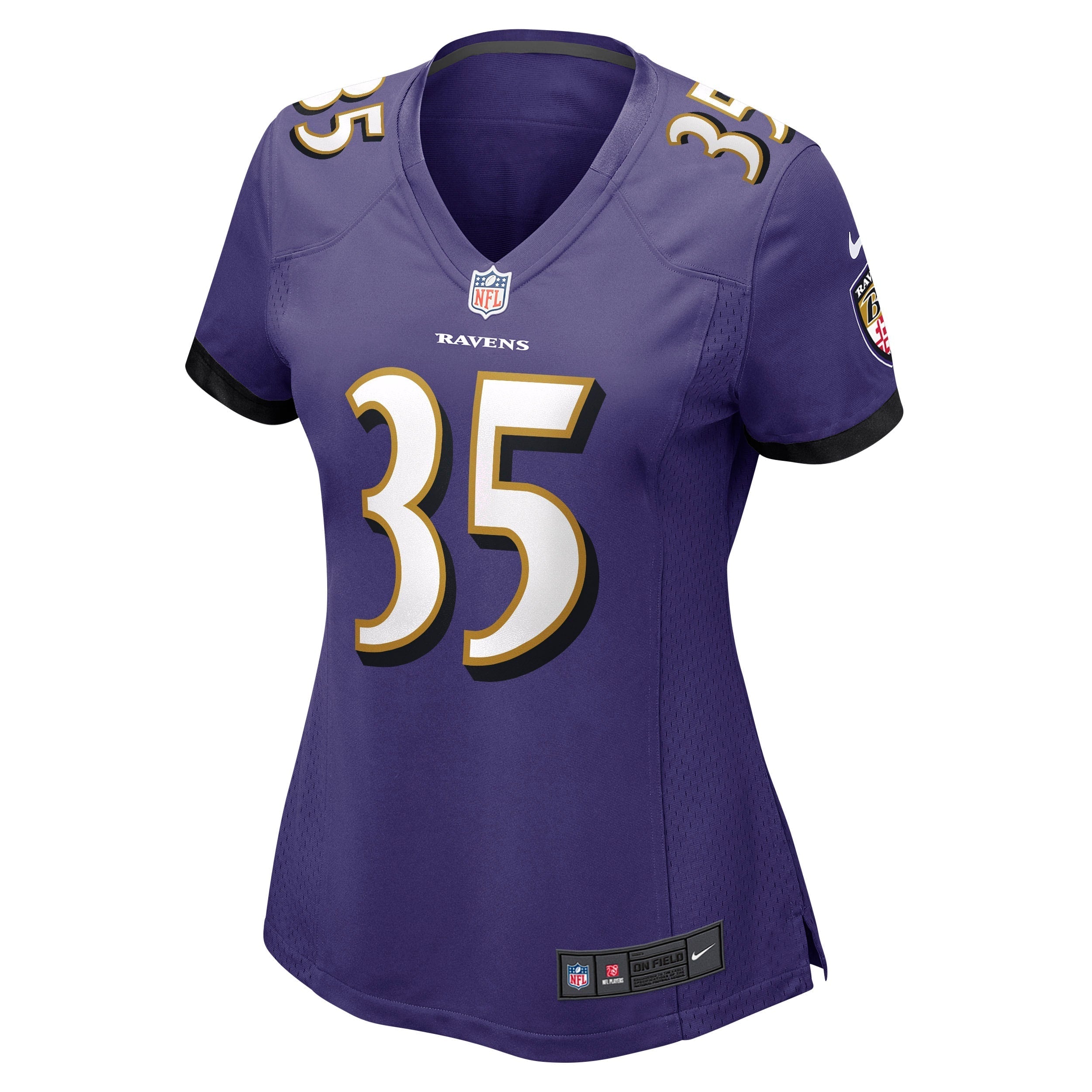 Women's Nike Gus Edwards Purple Baltimore Ravens Game Jersey