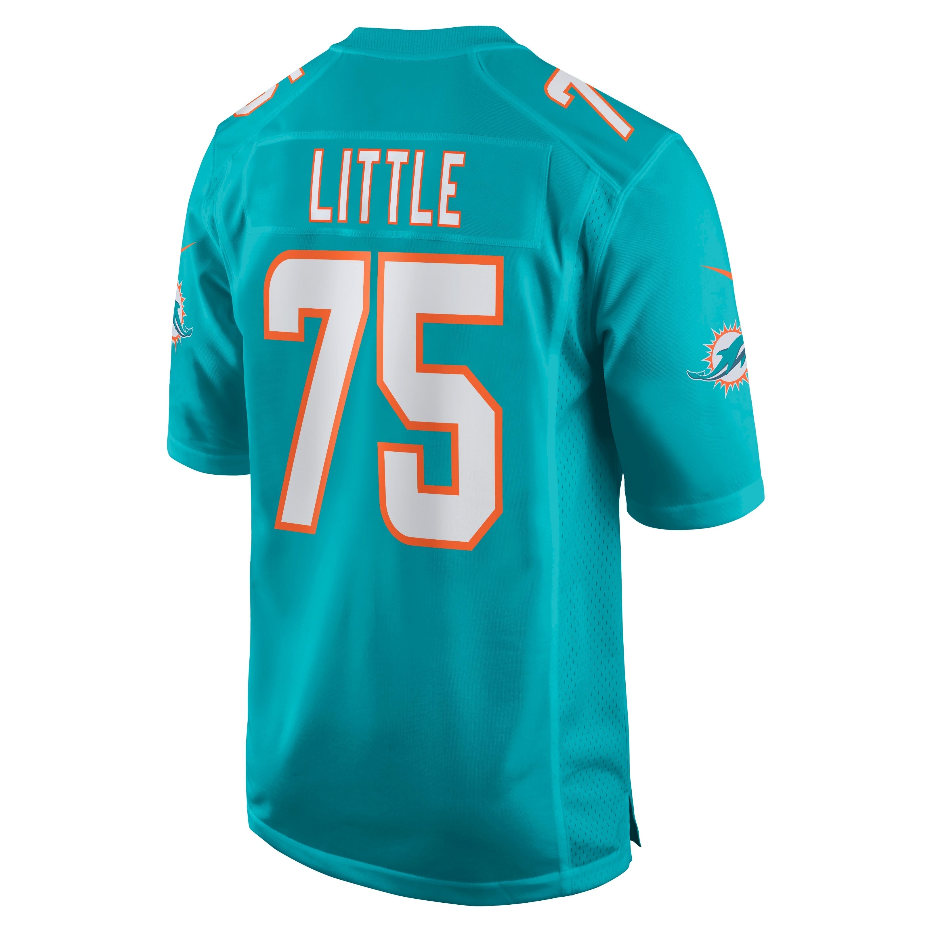 Men's Nike Greg Little Aqua Miami Dolphins Game Jersey
