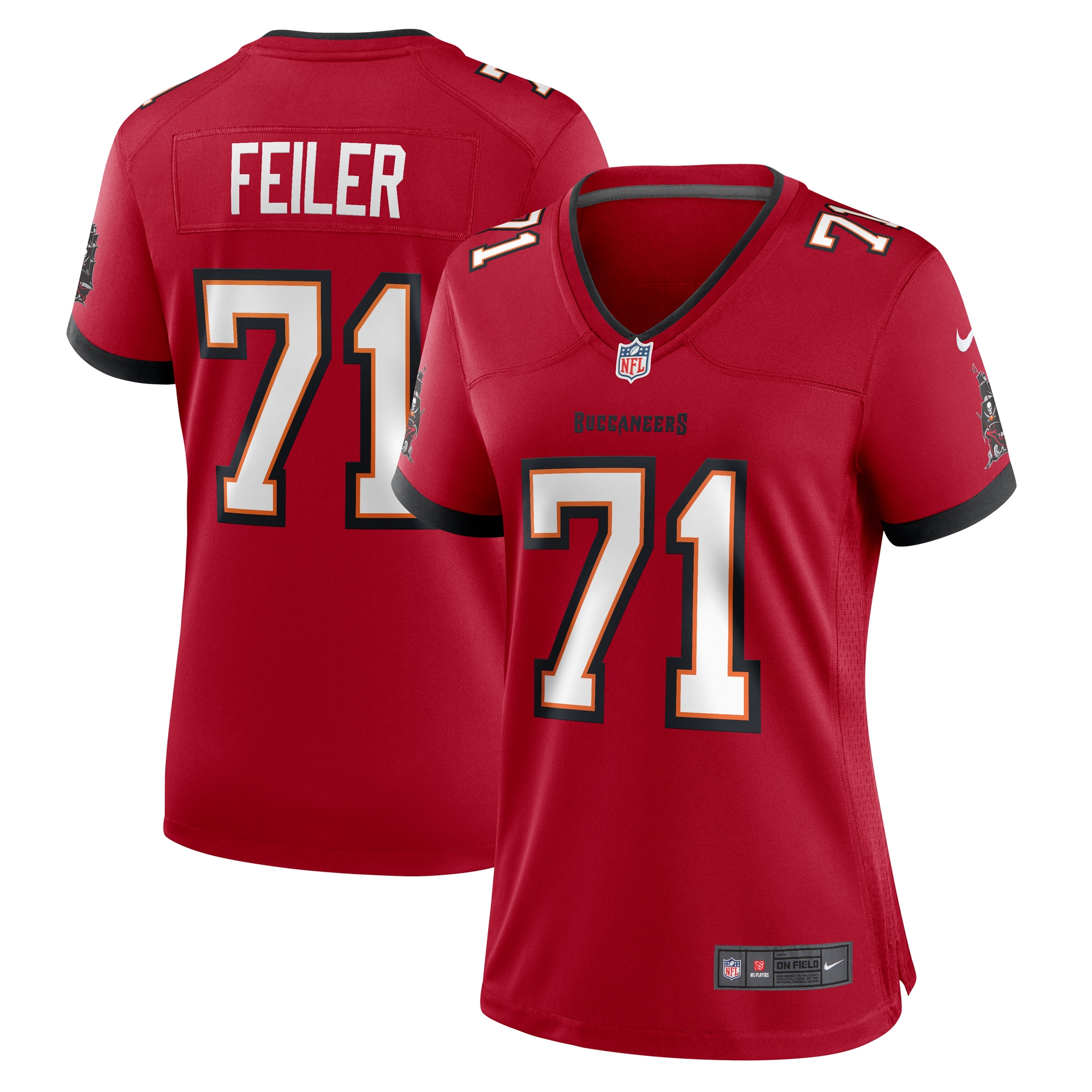 Matt Feiler Tampa Bay Buccaneers Nike Game Player Jersey - Red