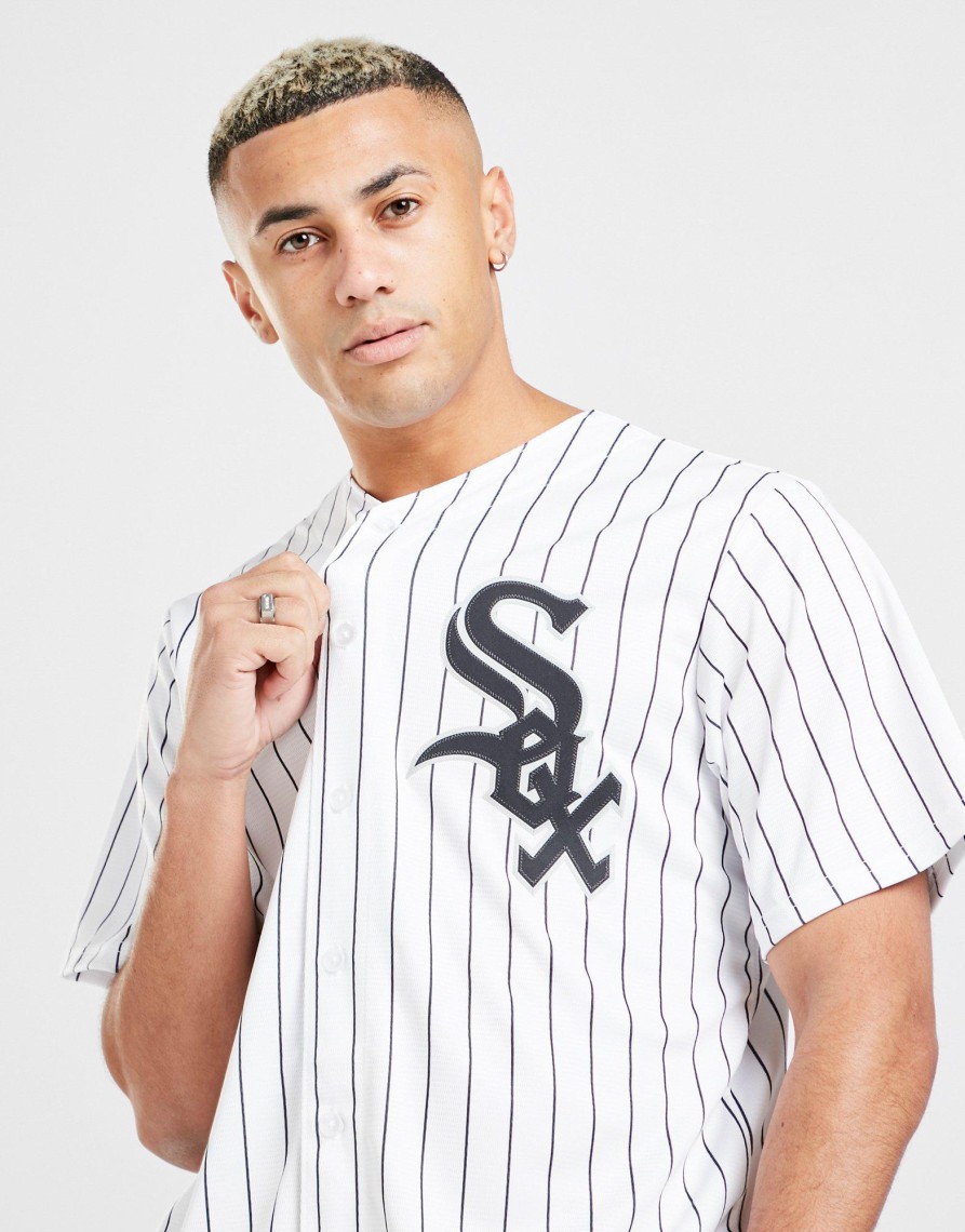 Clearance Nike MLB Chicago White Sox Home Jersey Herre Hvid S