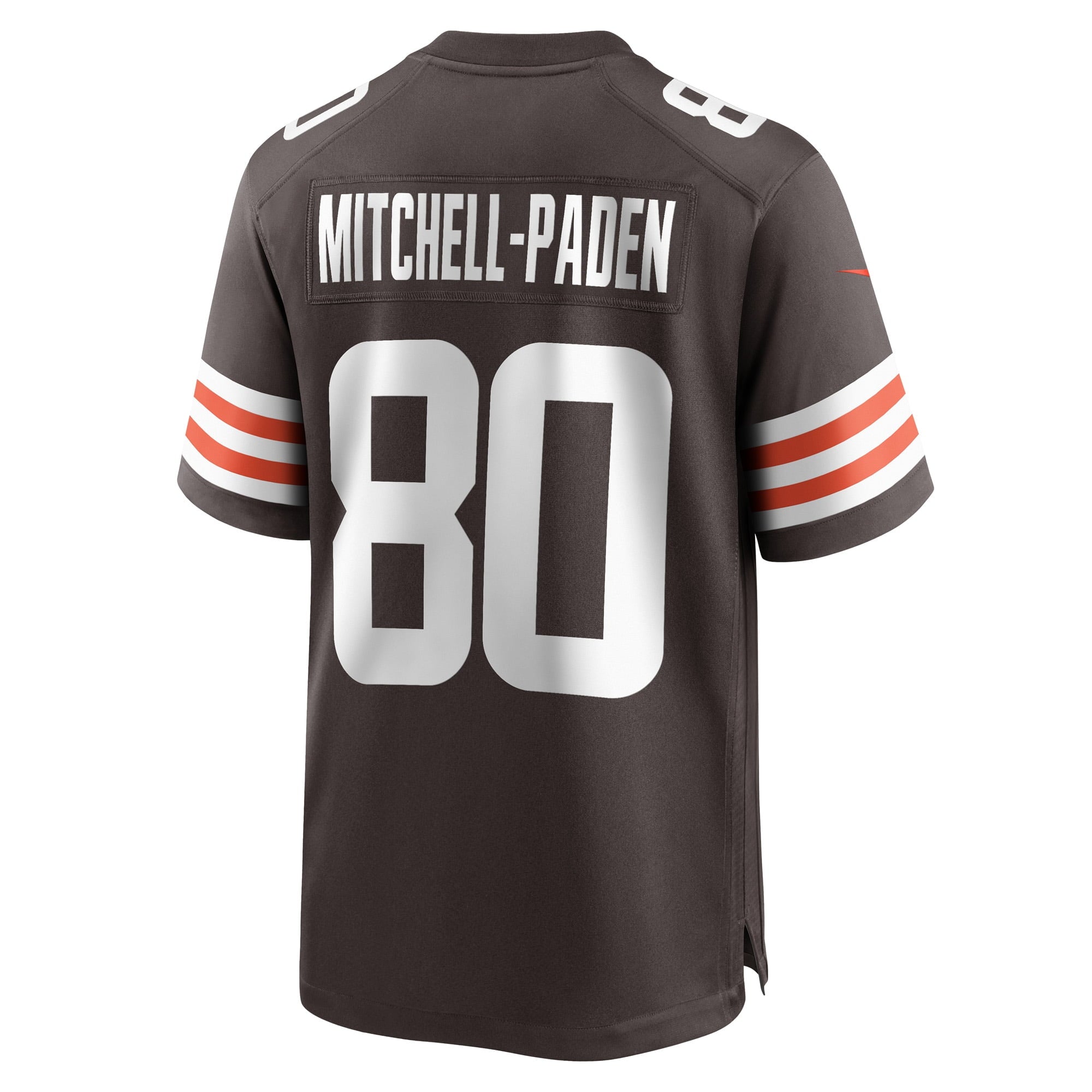 Men's Nike Zaire Mitchell-Paden Brown Cleveland Browns Game Player Jersey