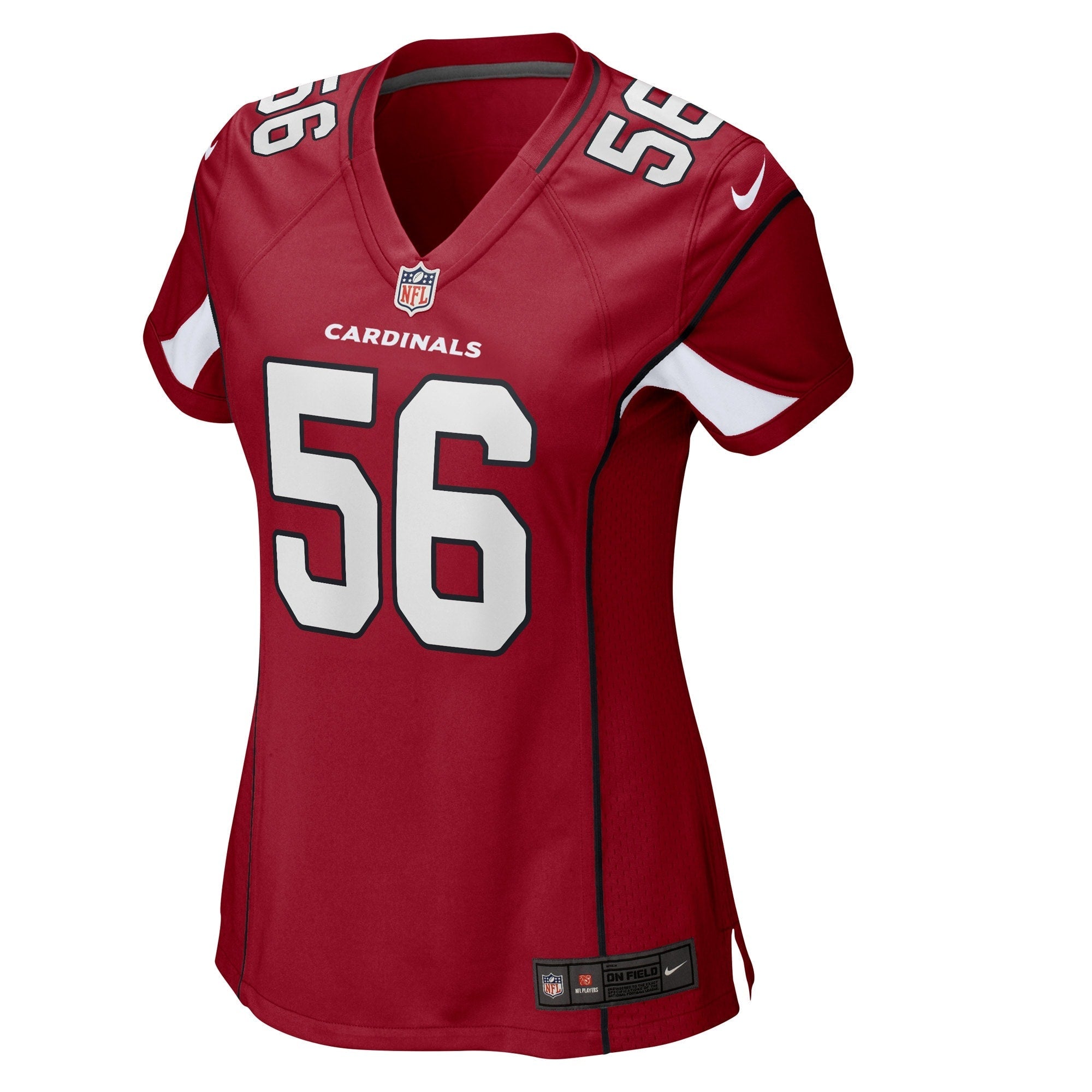 Women's Nike Ben Niemann Cardinal Arizona Cardinals Game Player Jersey