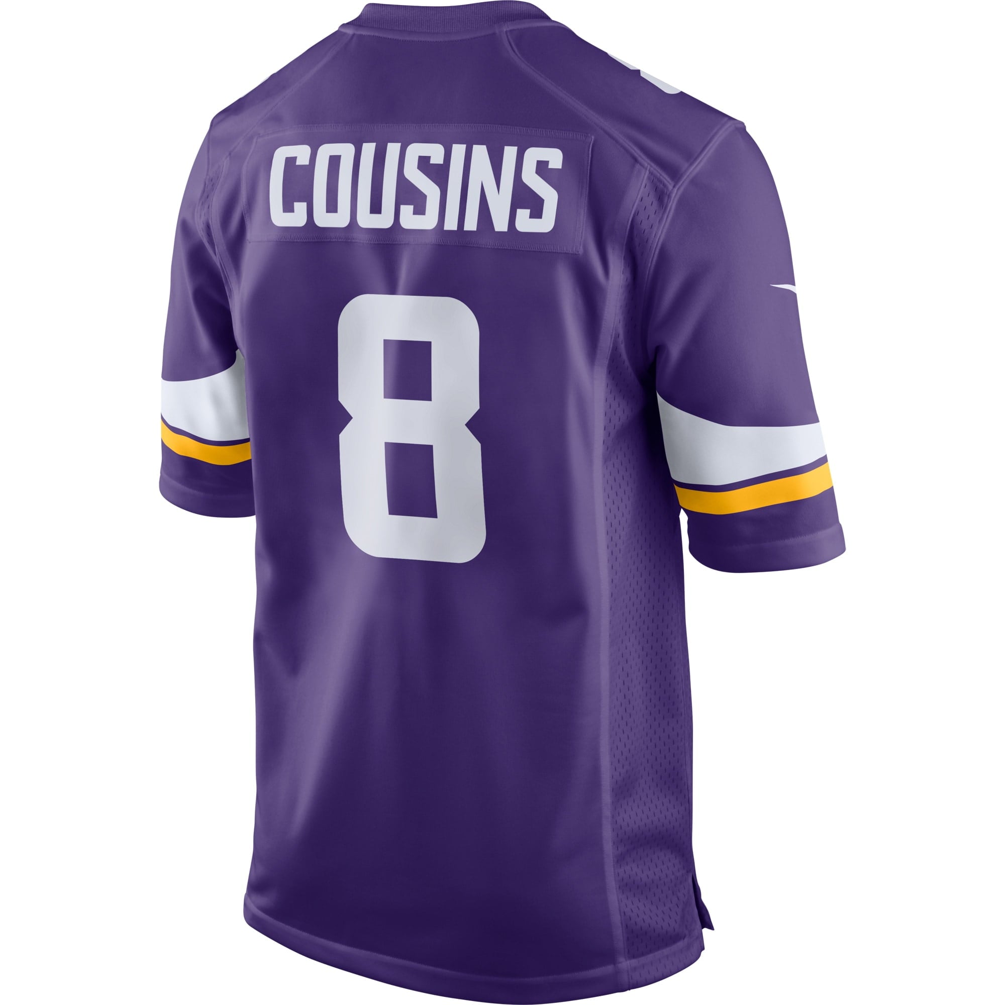 Men's Nike Kirk Cousins Purple Minnesota Vikings Game Jersey