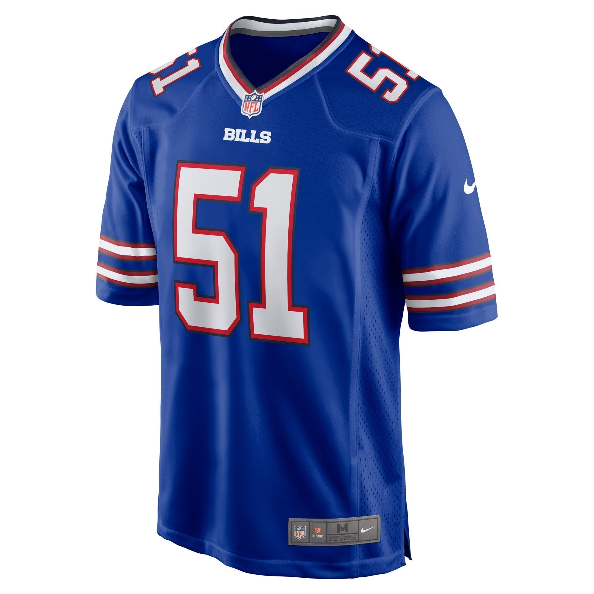 Men's Nike Eli Ankou Royal Buffalo Bills Home Game Player Jersey