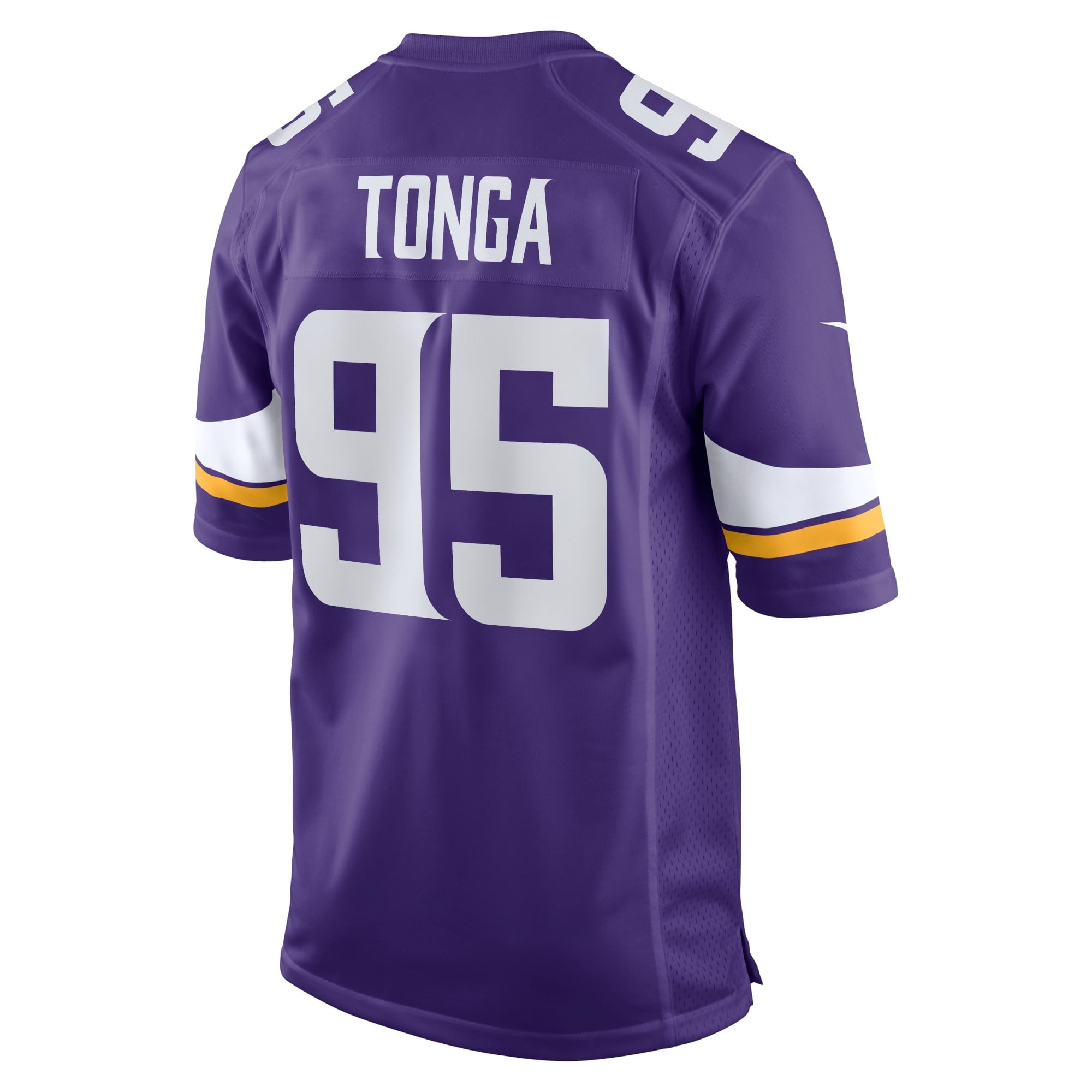 Men's Nike Khyiris Tonga Purple Minnesota Vikings Home Game Player Jersey