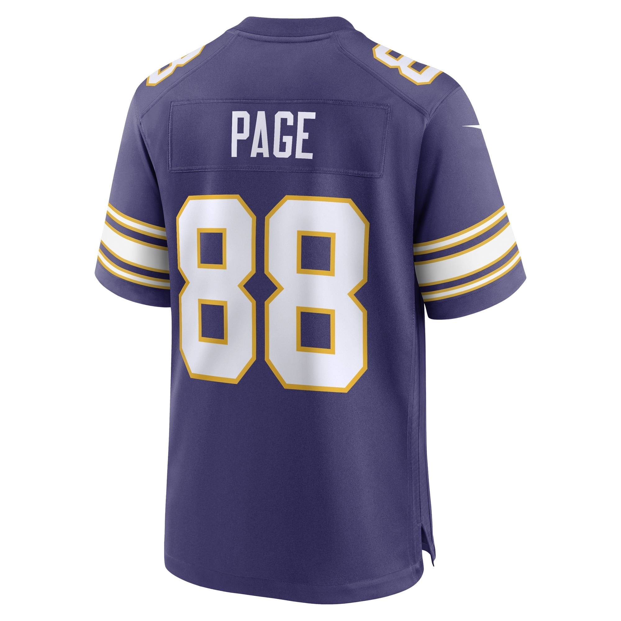 Men's Nike Alan Page Purple Minnesota Vikings Classic Retired Player Jersey