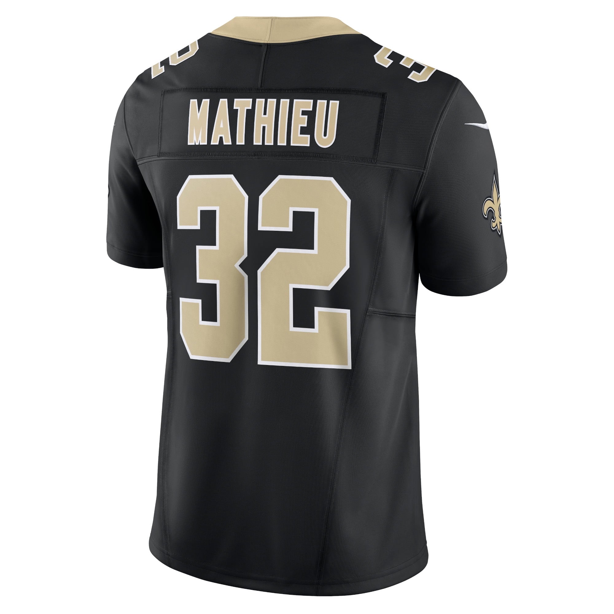 Men's Nike Tyrann Mathieu Black New Orleans Saints Vapor F.U.S.E. Limited Jersey