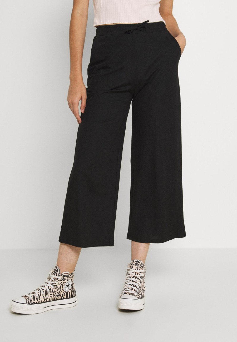 Cheap Even&Odd TIE WAIST JERSEY CULOTTE – Pantalon classique Meilleure qualité pantalons haute femme XS