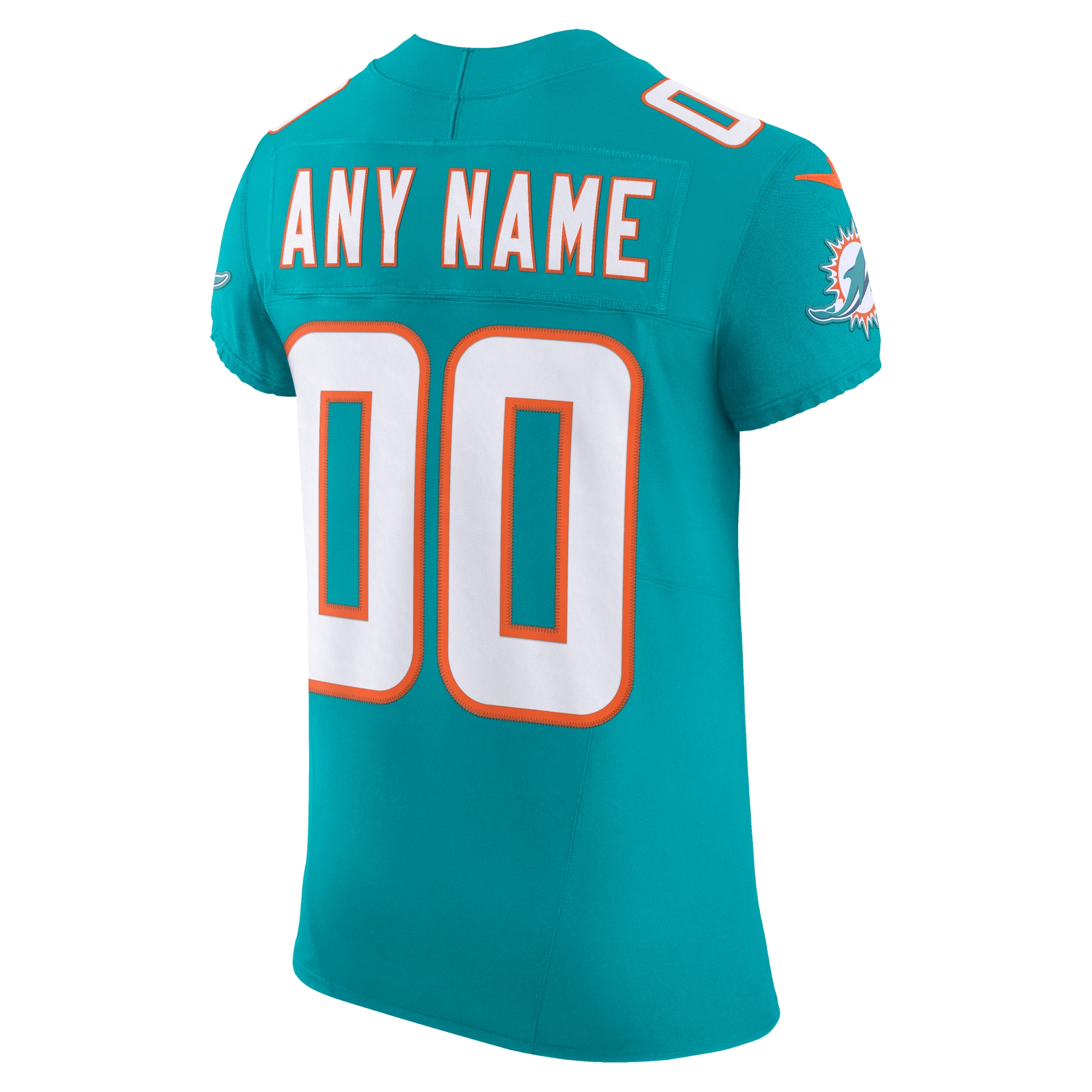 Miami Dolphins Nike Vapor F.U.S.E. Elite Custom Jersey - Aqua