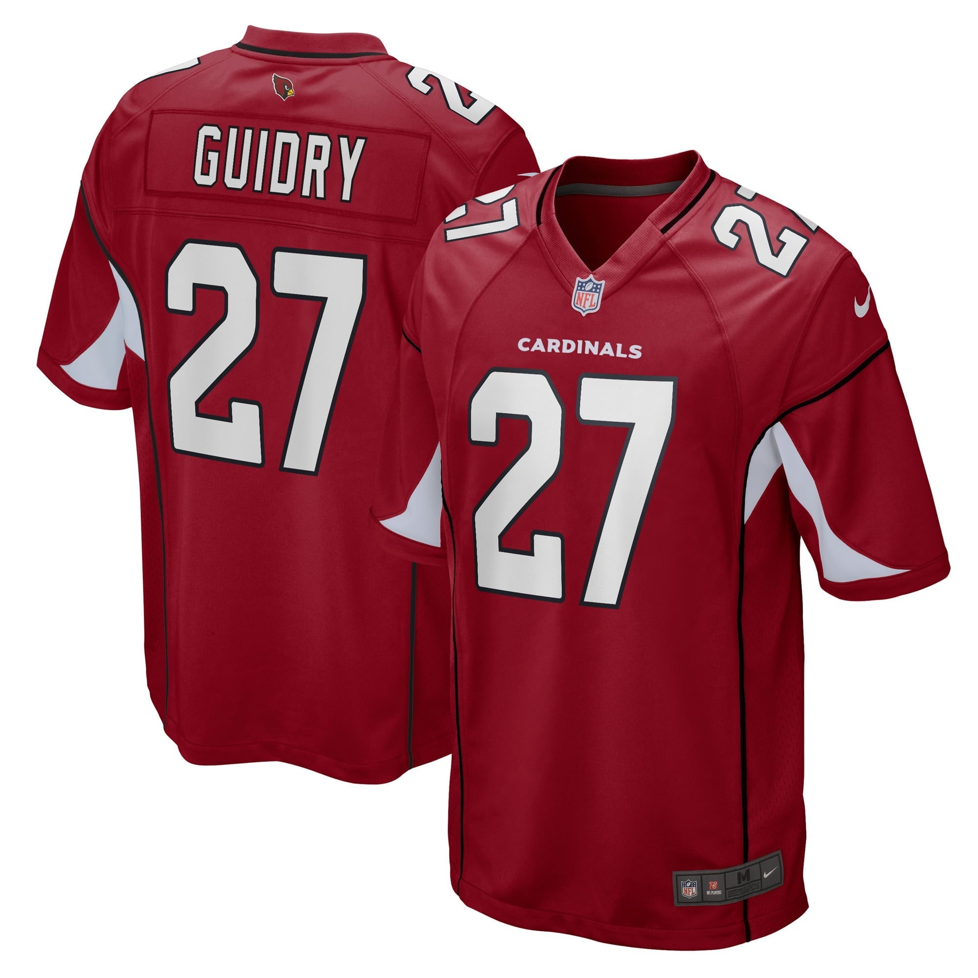 Men's Nike Javelin Guidry Cardinal Arizona Cardinals Game Player Jersey