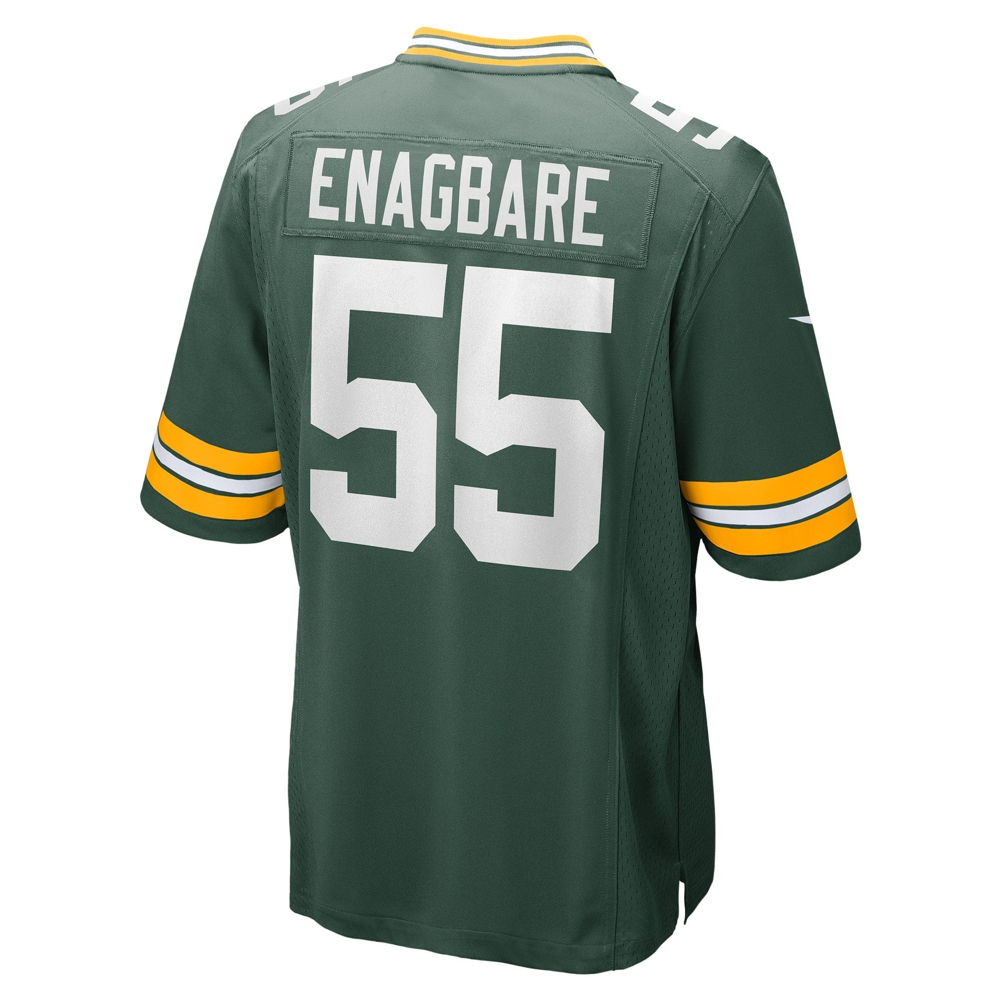 Men's Nike Kingsley Enagbare Green Green Bay Packers Game Player Jersey