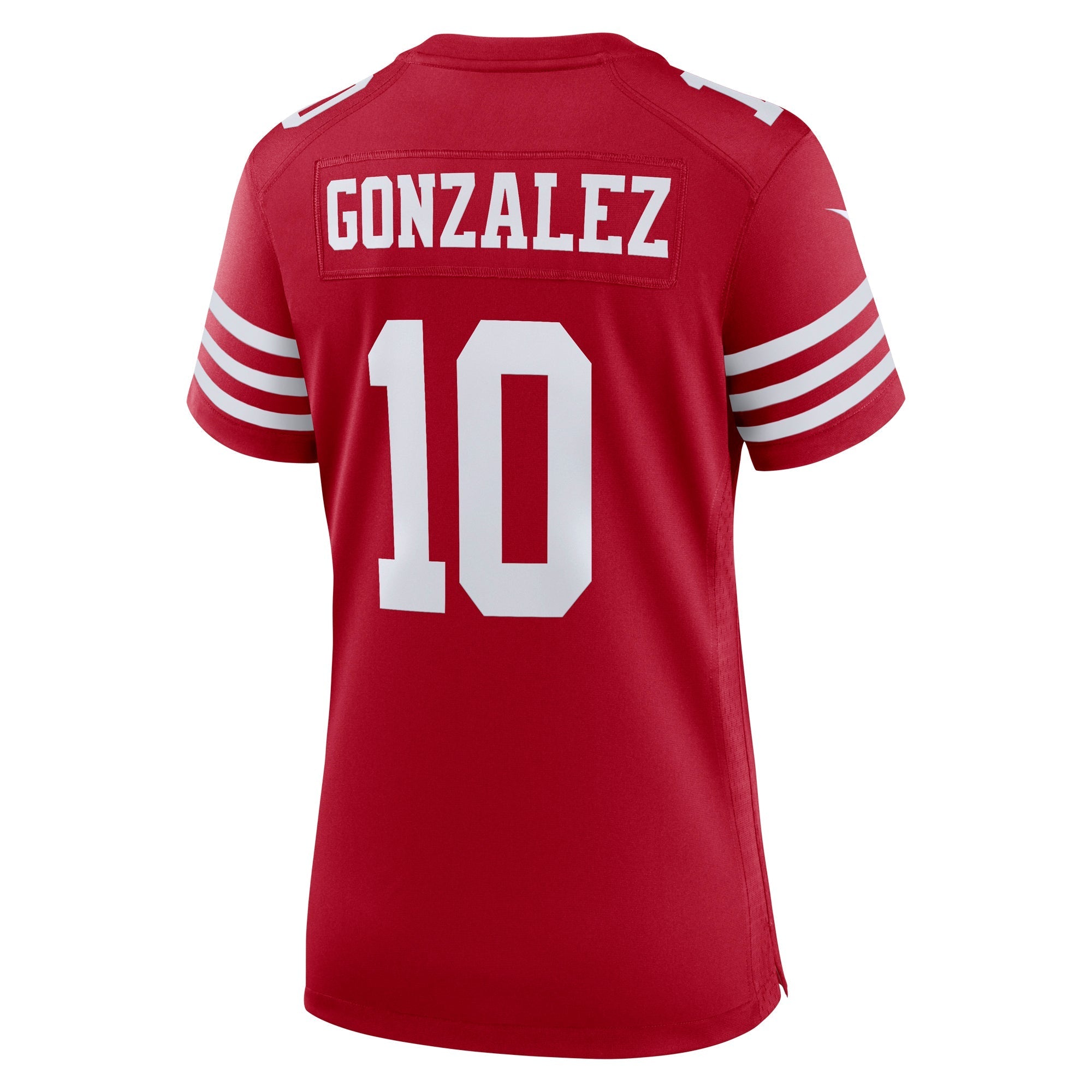 Women's Nike Zane Gonzalez Scarlet San Francisco 49ers Game Jersey