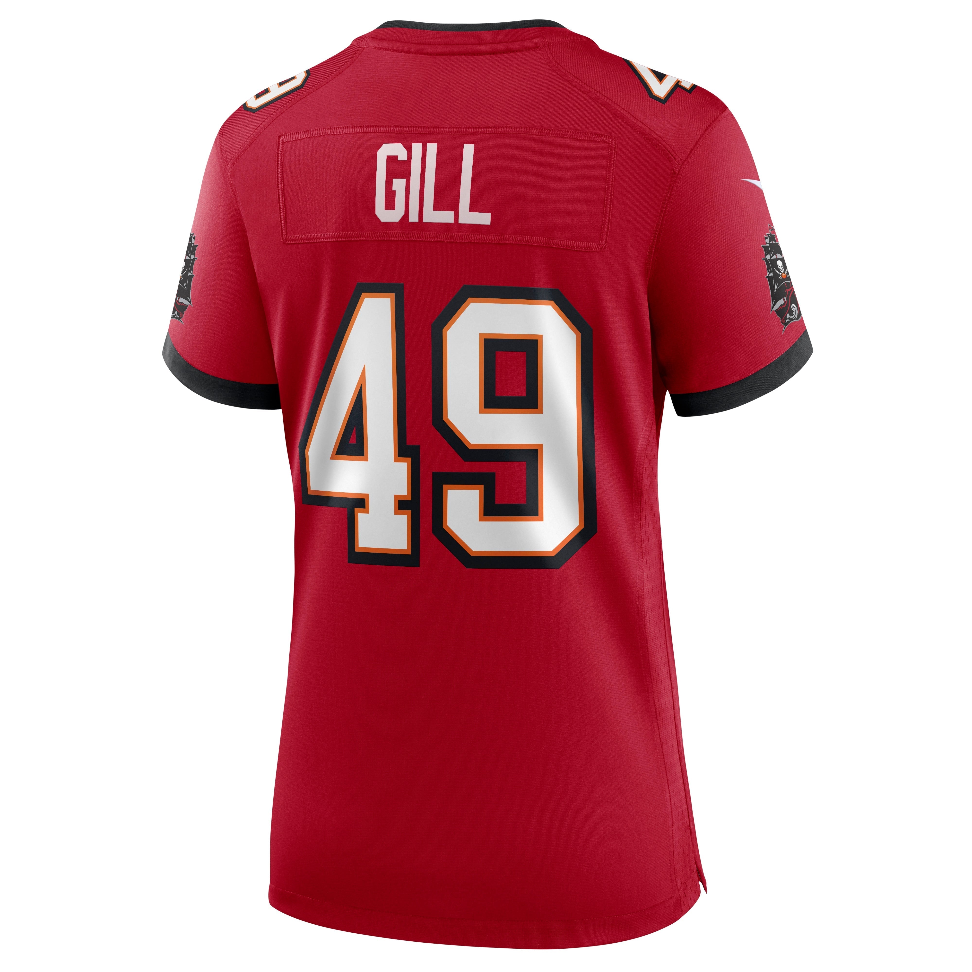Women's Nike Cam Gill Red Tampa Bay Buccaneers Game Jersey