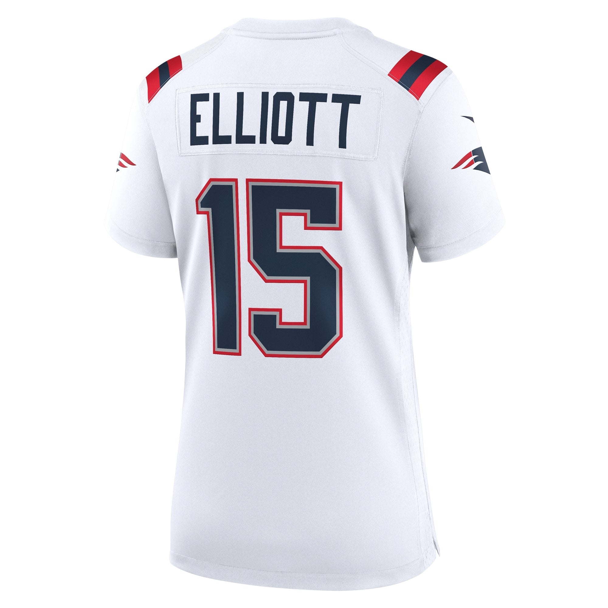 Women's Nike Ezekiel Elliott White New England Patriots Game Player Jersey