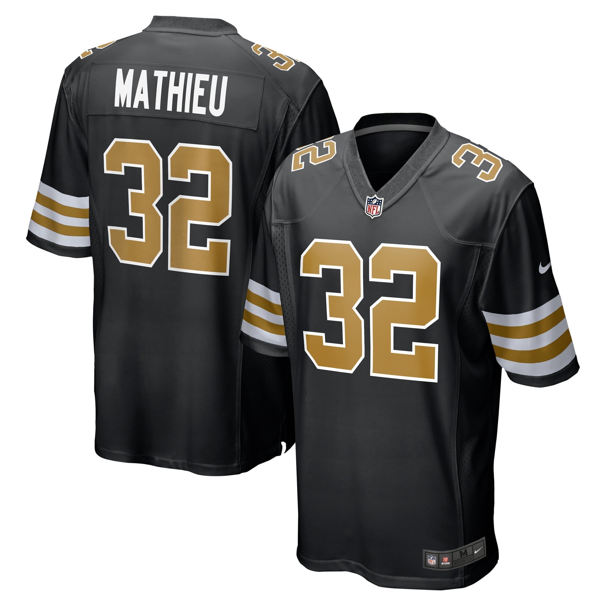 Men's Nike Tyrann Mathieu Black New Orleans Saints Player Alternate Game Jersey