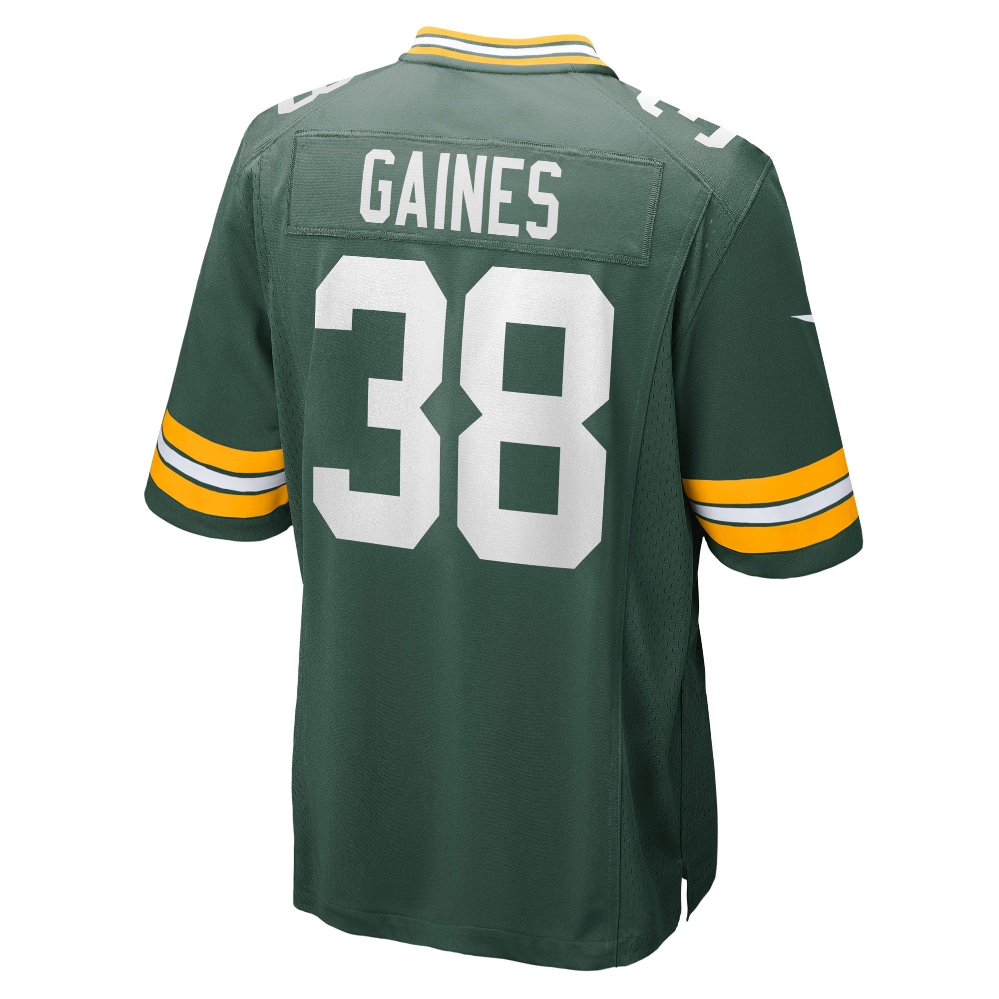 Men's Nike Innis Gaines Green Green Bay Packers Game Jersey
