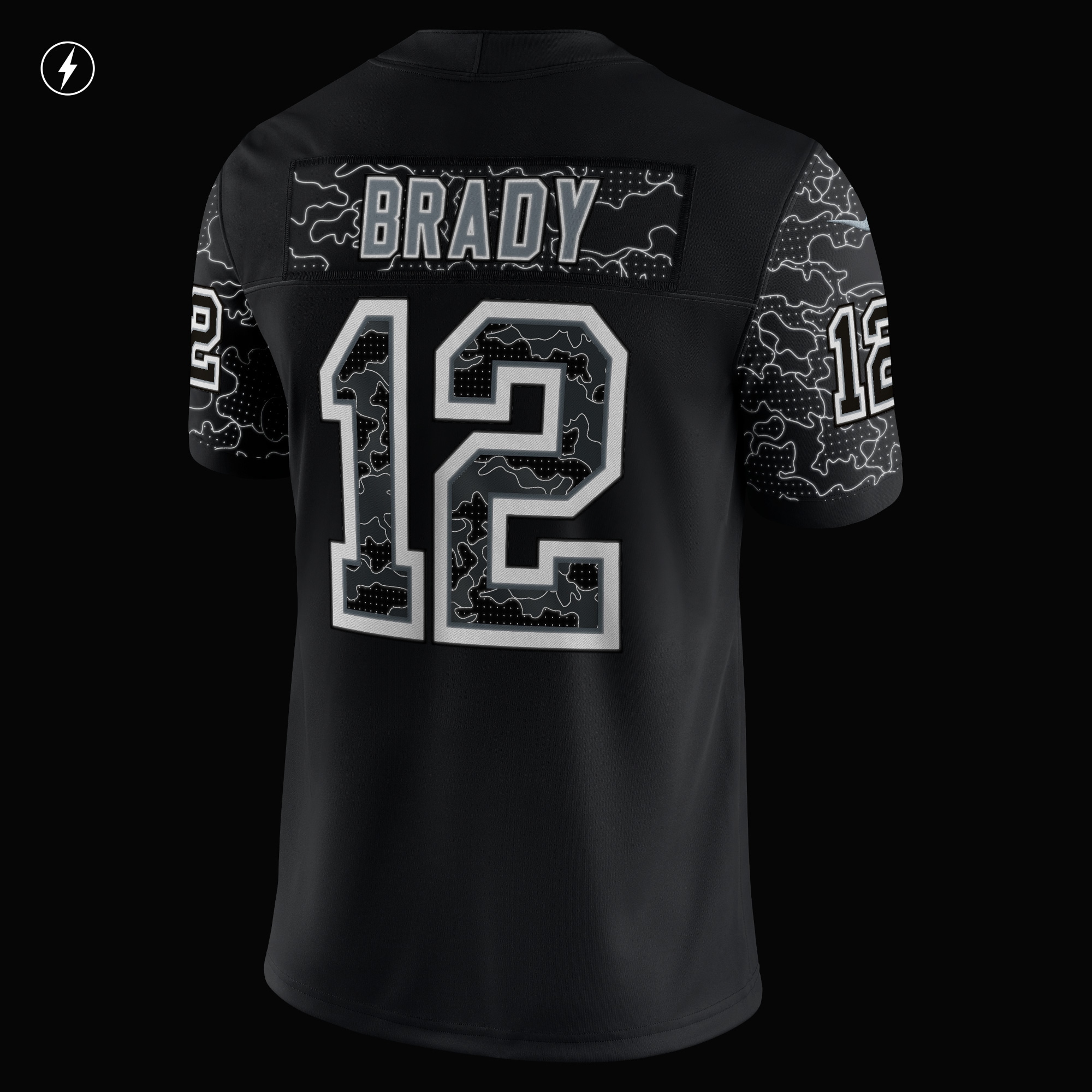 Tom Brady Tampa Bay Buccaneers Nike RFLCTV Limited Jersey - Black