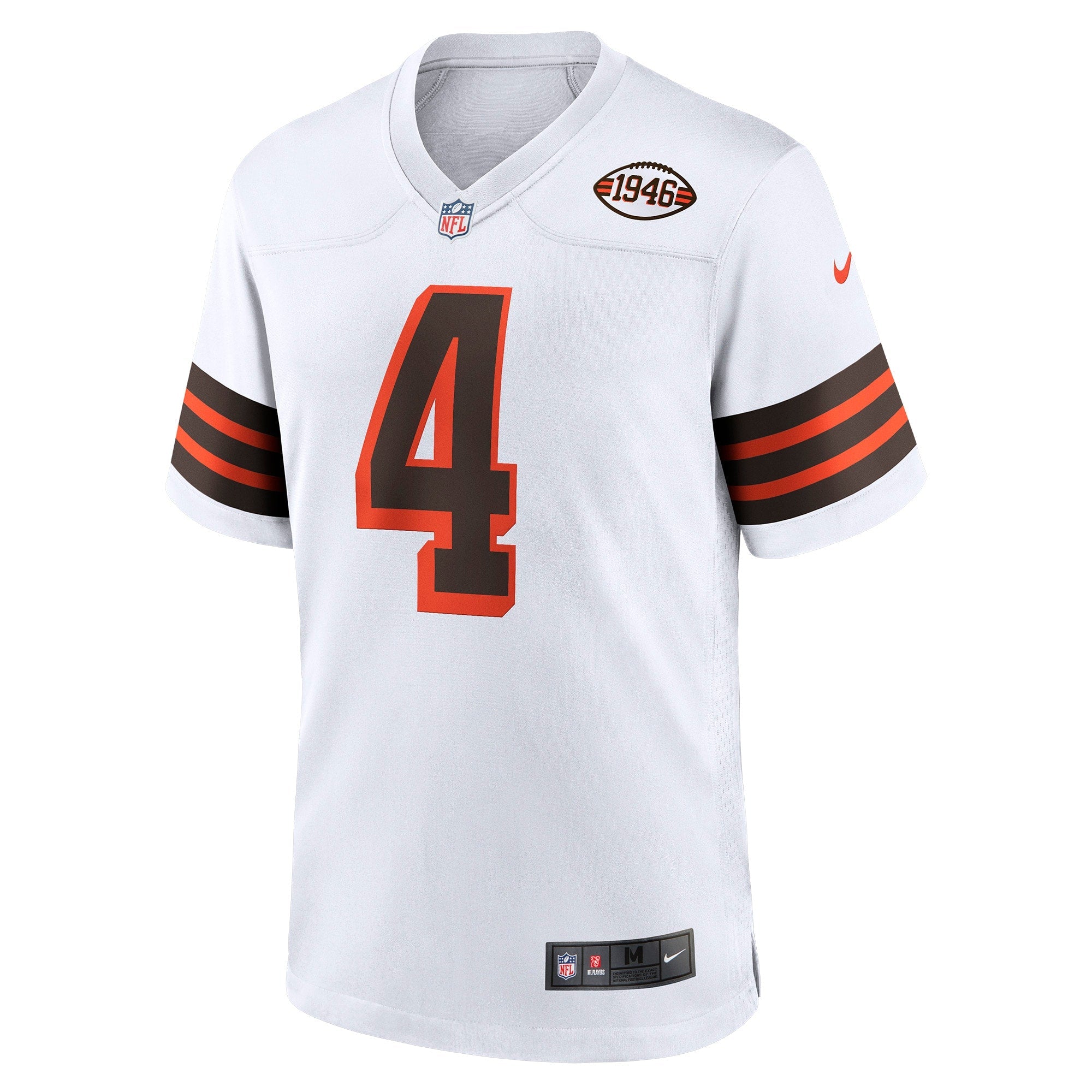 Men's Nike Deshaun Watson White Cleveland Browns Alternate Game Jersey