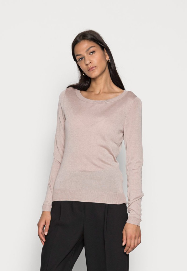Cheap Anna Field SILK BLEND JUMPER – Jersey De Punto – Beige, Mujer L